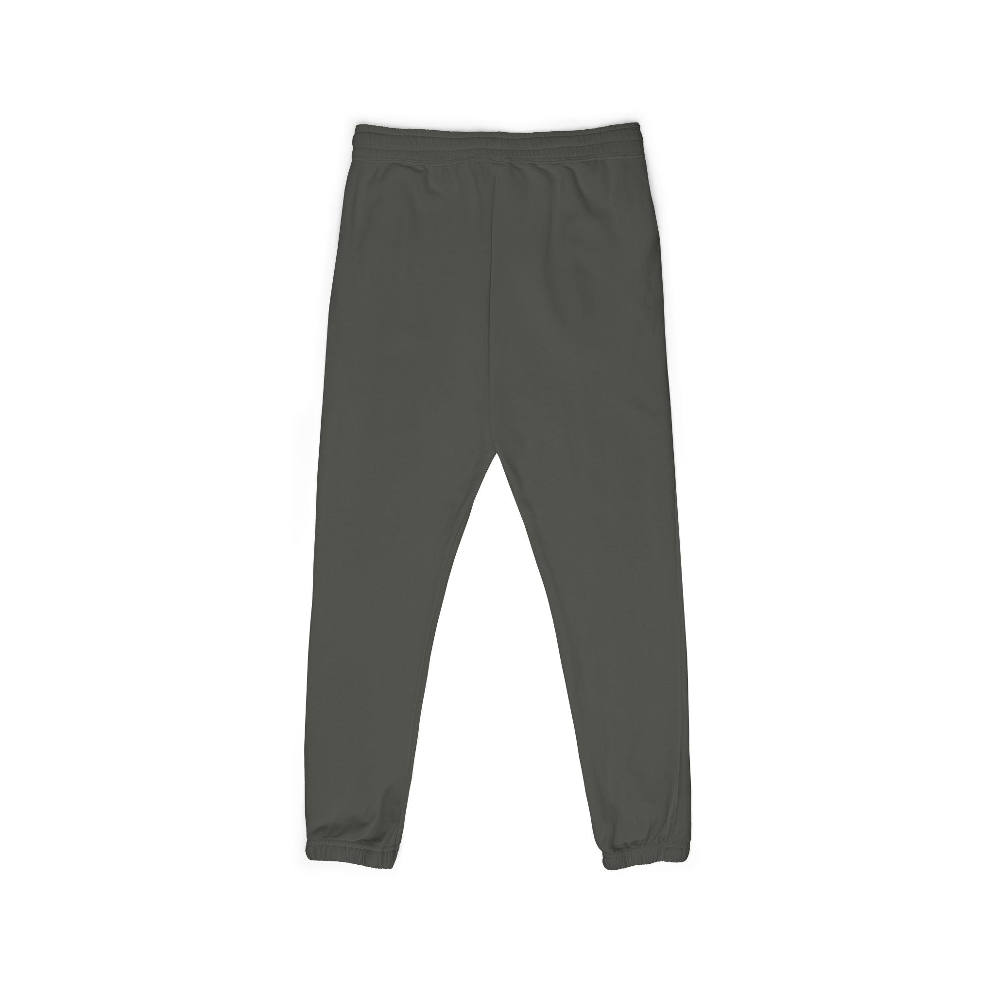Patch Logo Sweatpants — Garment-Dyed Fleece Joggers
