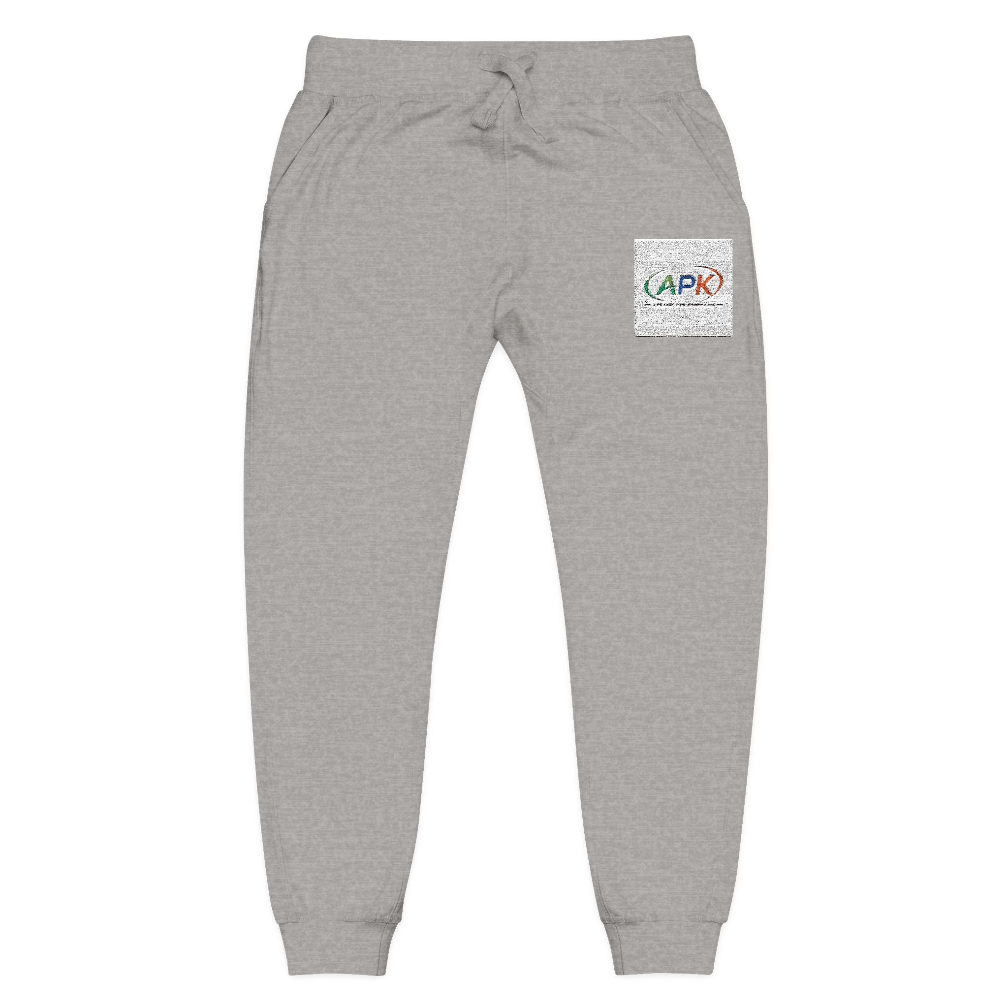Embroidered Rainbow 'Love' Fleece Sweatpants