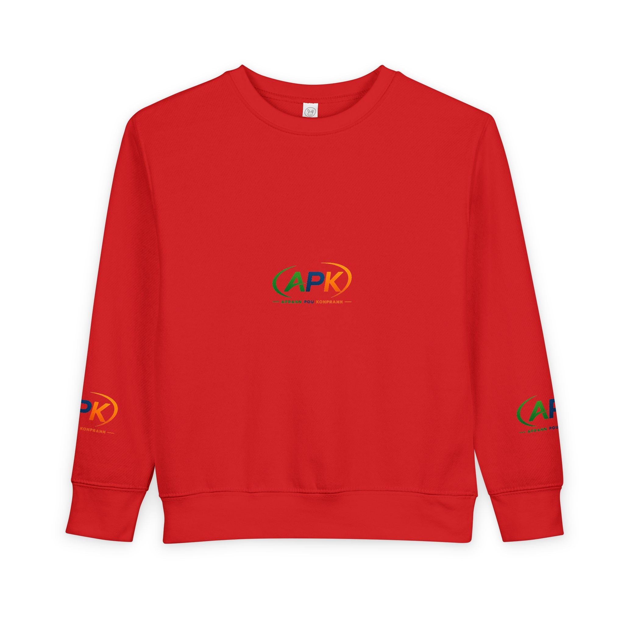 Toddler Sweatshirt — APK Logo Kids Crewneck Sweatshirt