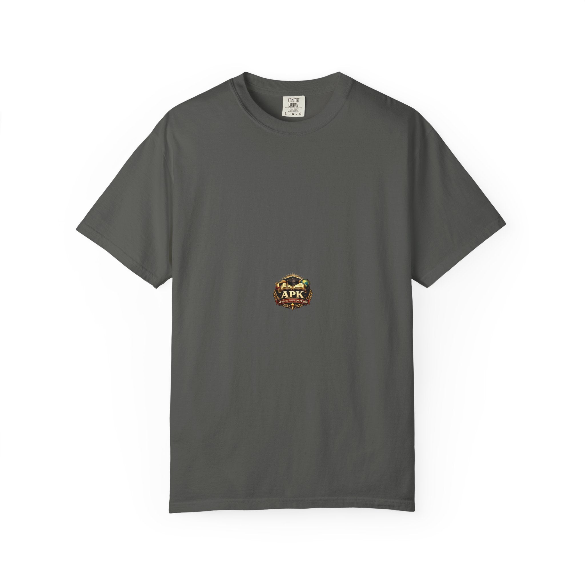 APK Vintage Crest T-Shirt — Small Retro Logo Tee