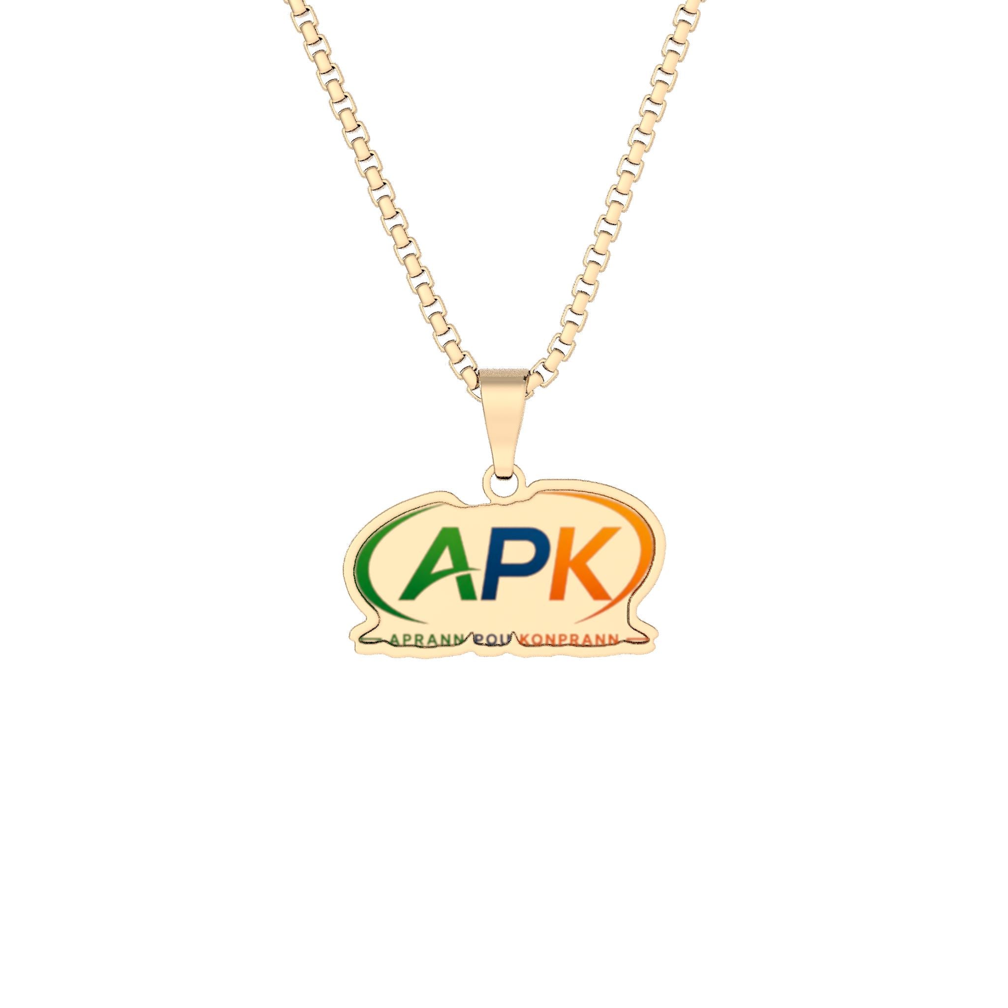 Custom Cut Photo Pendant Necklace — Personalized Photo Cutout Pendant (Silver or Gold)