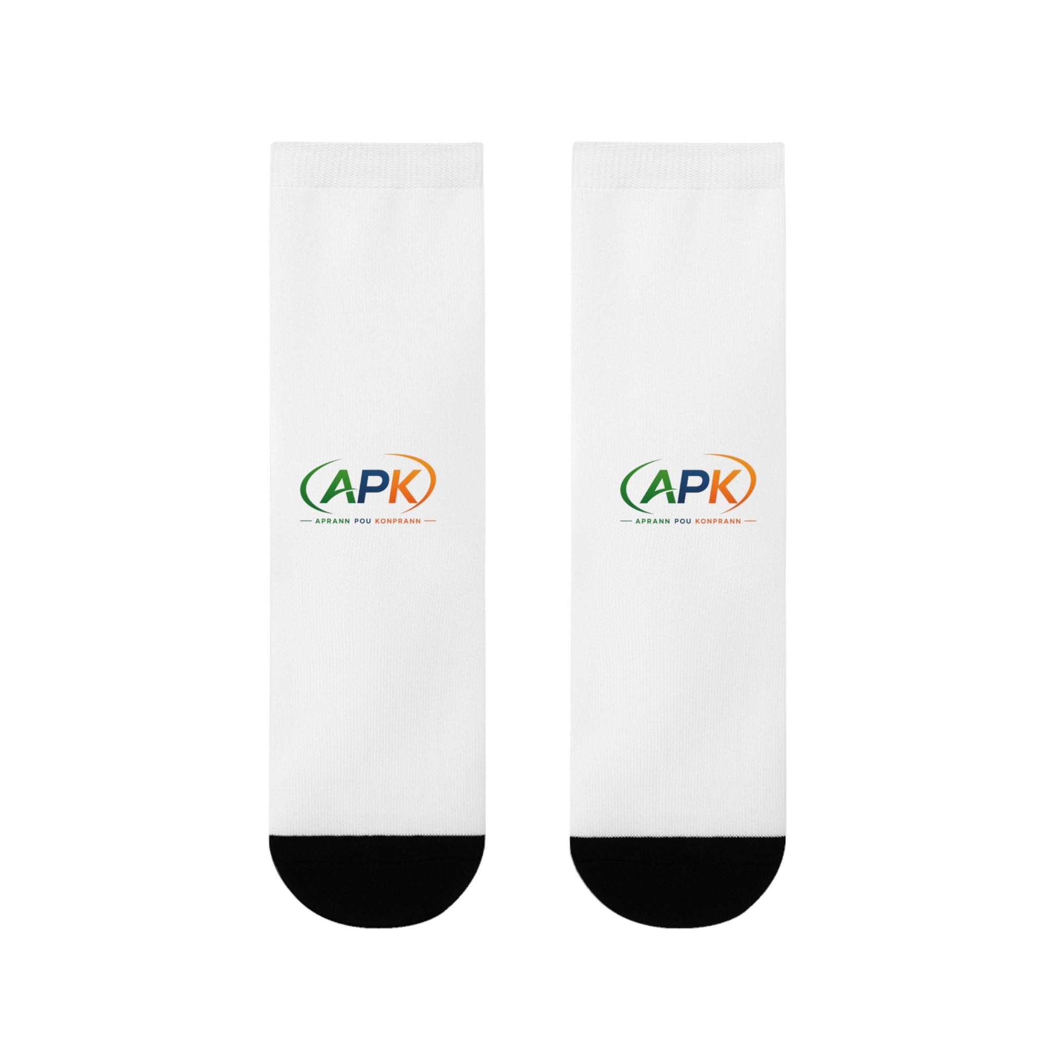 Crew Socks with Small Crest Sublimation Design