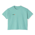 APK Minimalist Boxy Tee — Women's Cropped Graphic T-Shirt