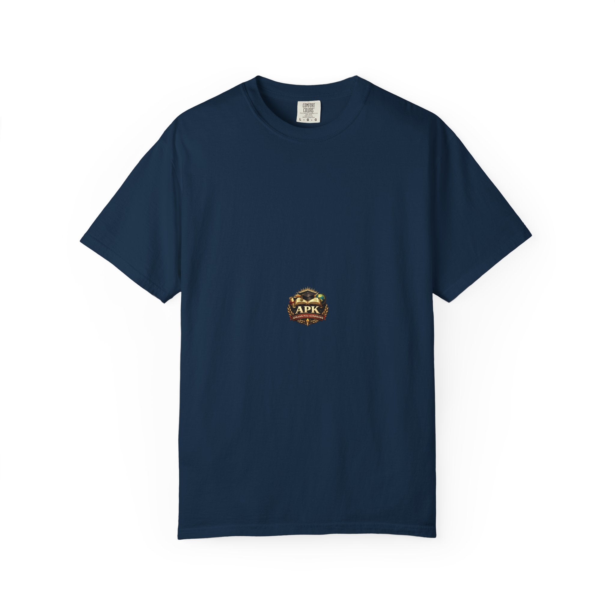 APK Vintage Crest T-Shirt — Small Retro Logo Tee