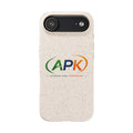 Biodegradable Phone Case — APK Graduation Emblem (Aprann Pou Konprann)