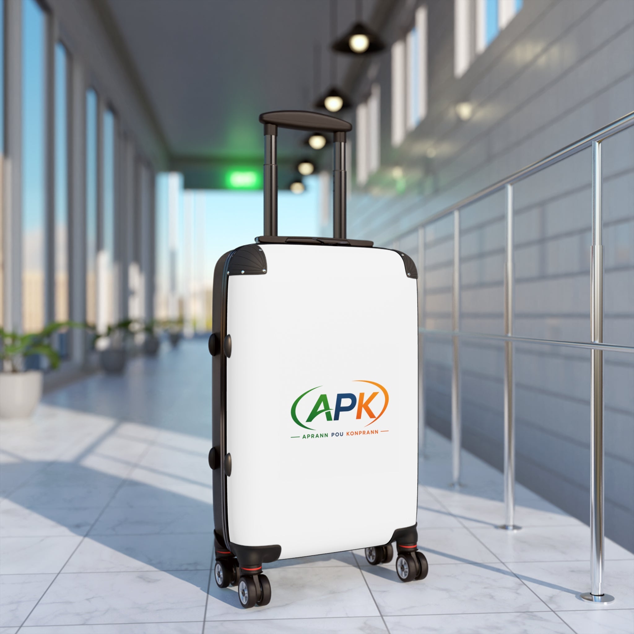 Carry-On Suitcase with Rustic Badge Logo
