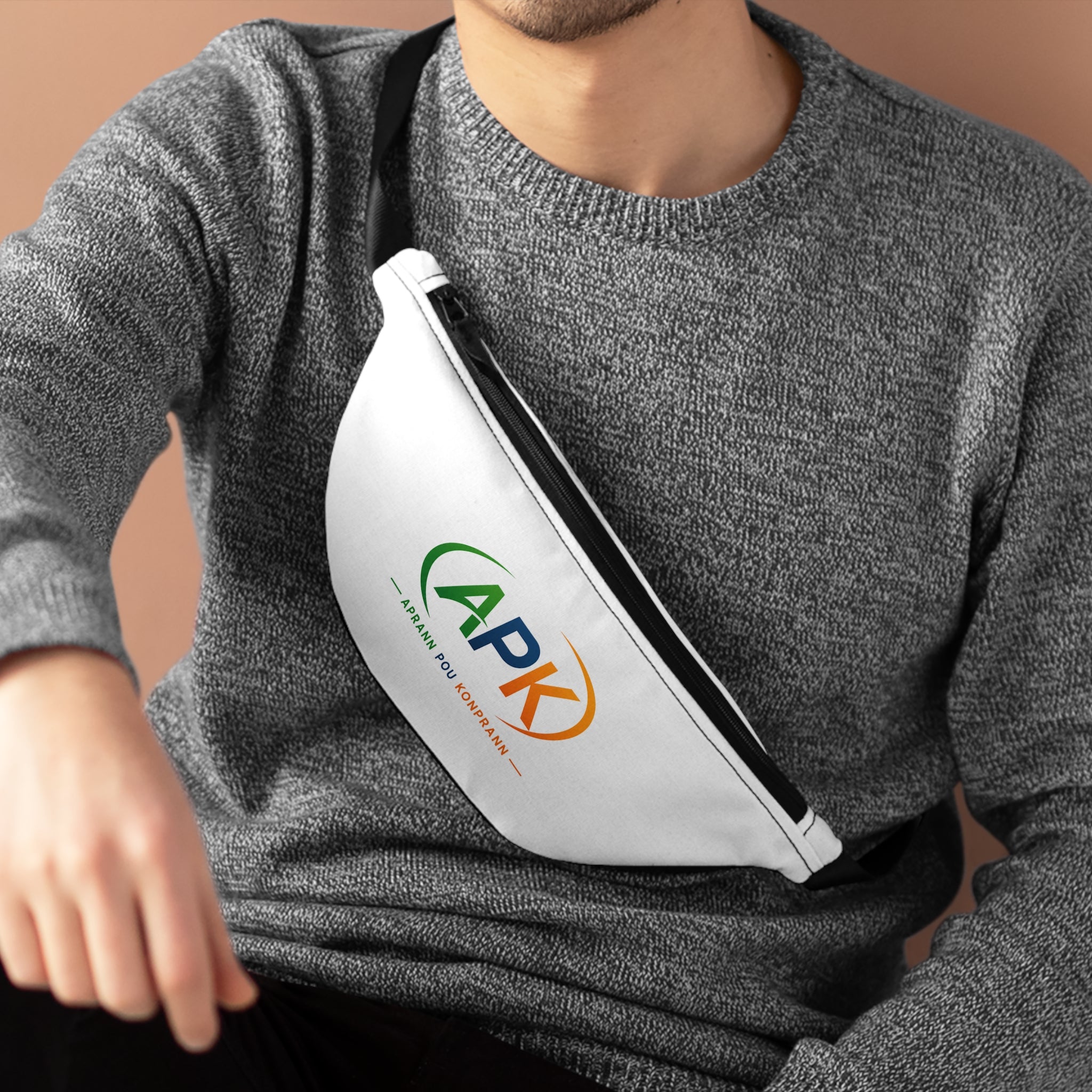 APK Logo Fanny Pack — Hands-Free Travel Waist Bag