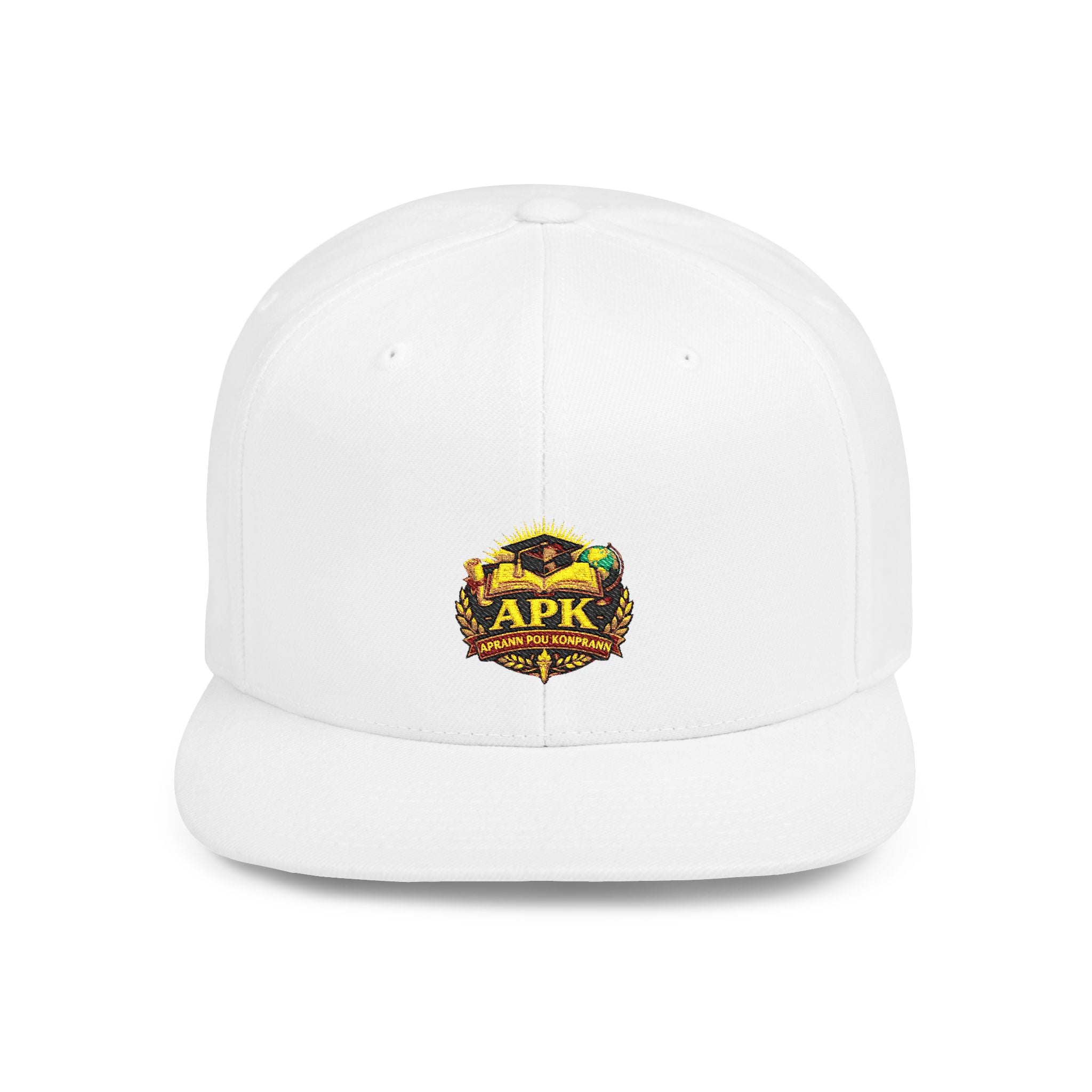 APK Gold Emblem Flat Bill Snapback Hat