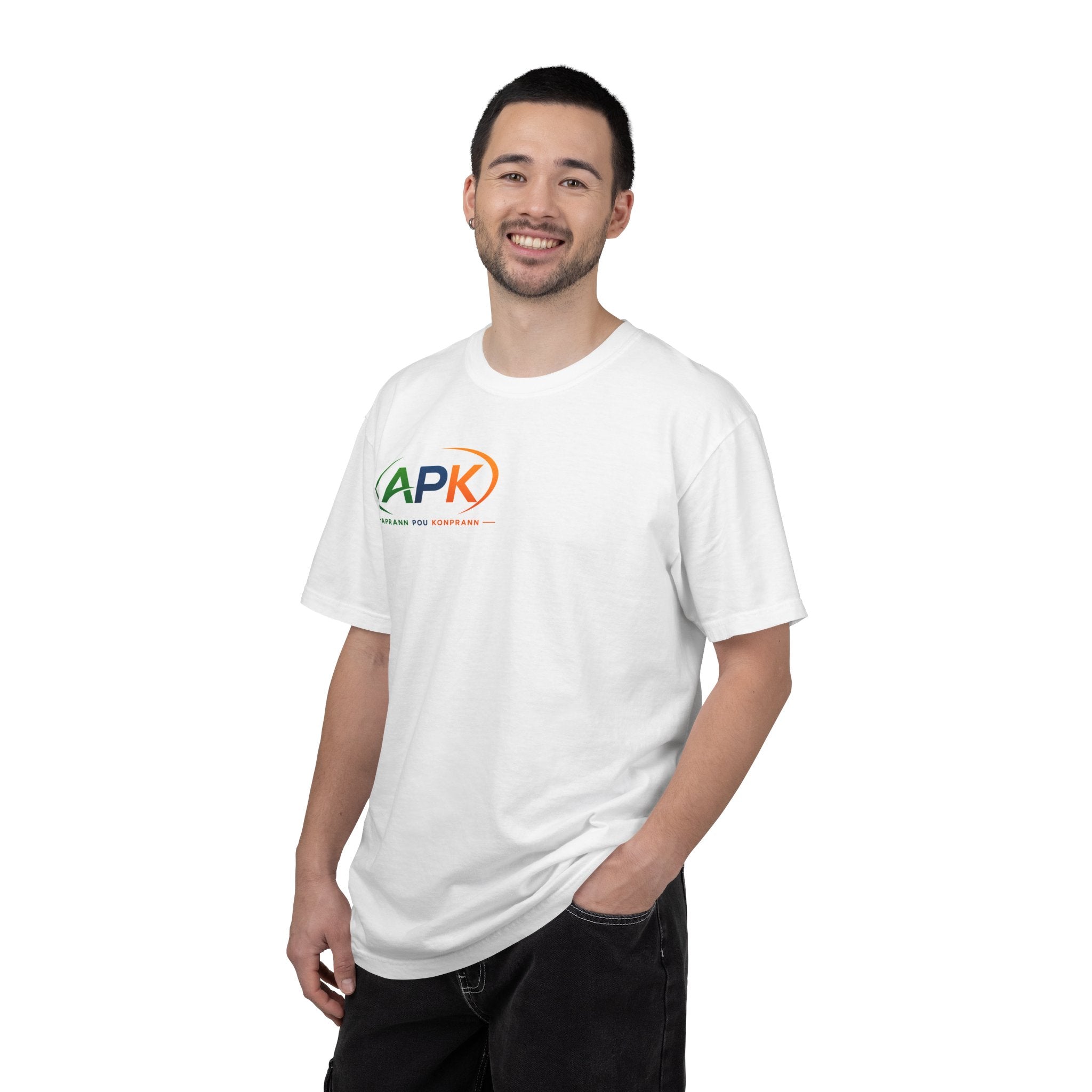 APK Vintage Crest T-Shirt — Small Retro Logo Tee