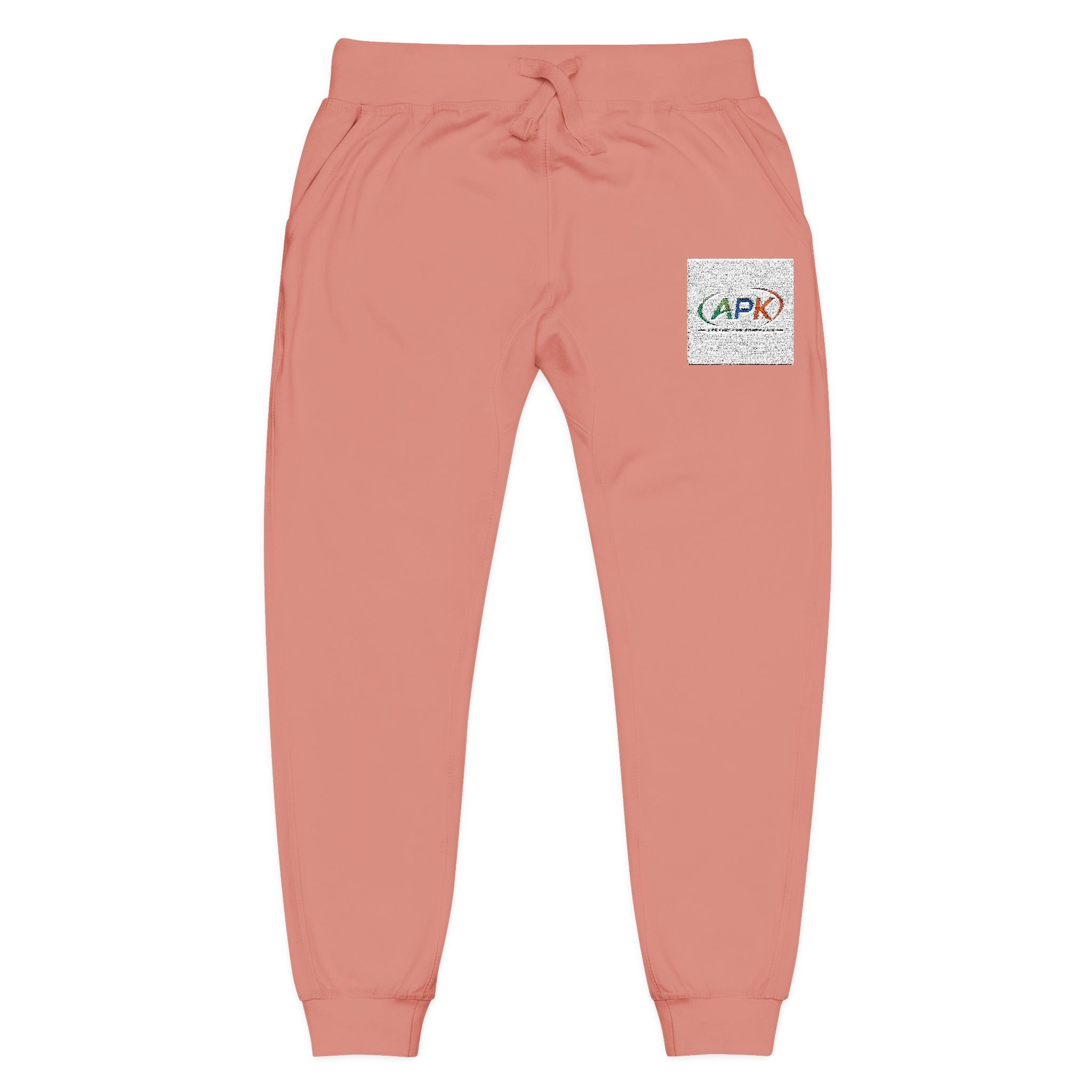 Embroidered Rainbow 'Love' Fleece Sweatpants