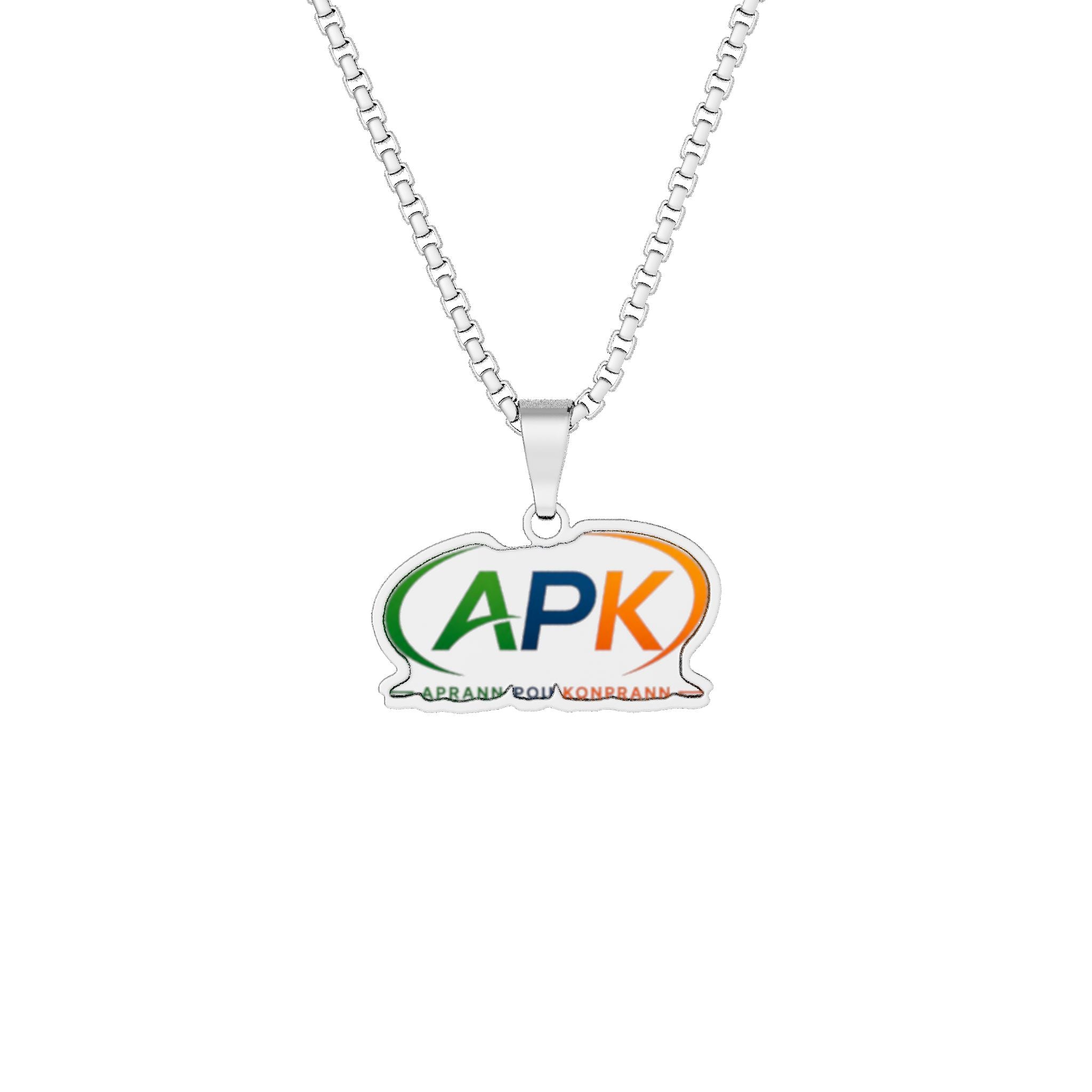 Custom Cut Photo Pendant Necklace — Personalized Photo Cutout Pendant (Silver or Gold)
