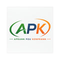APK Logo Car Magnet — "Aprann Pou Konprann" Promotional Auto Magnet