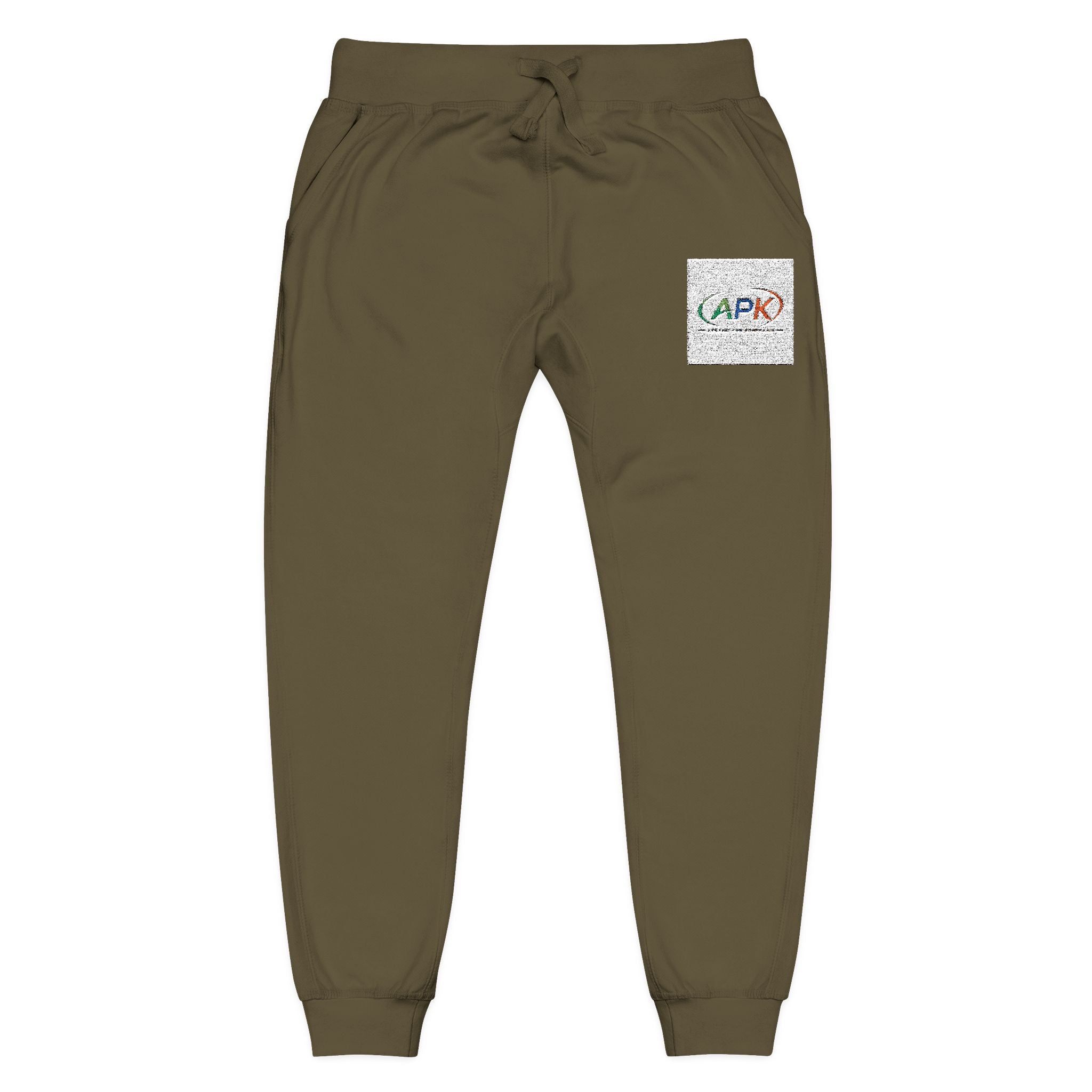 Embroidered Rainbow 'Love' Fleece Sweatpants