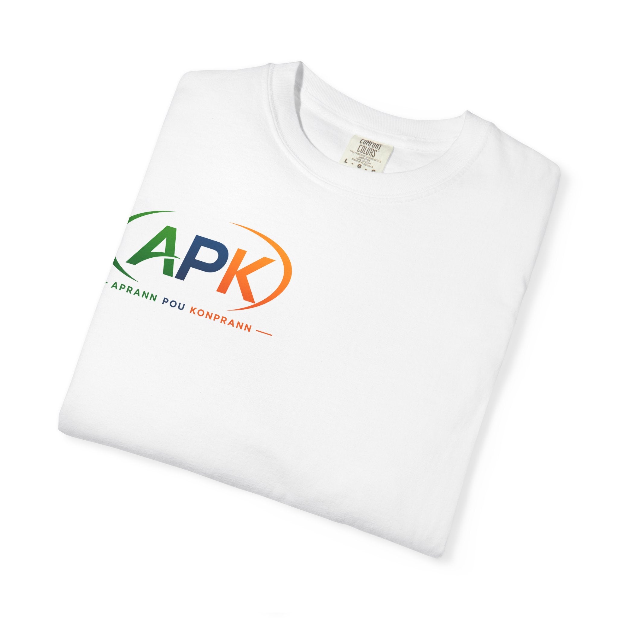 APK Vintage Crest T-Shirt — Small Retro Logo Tee