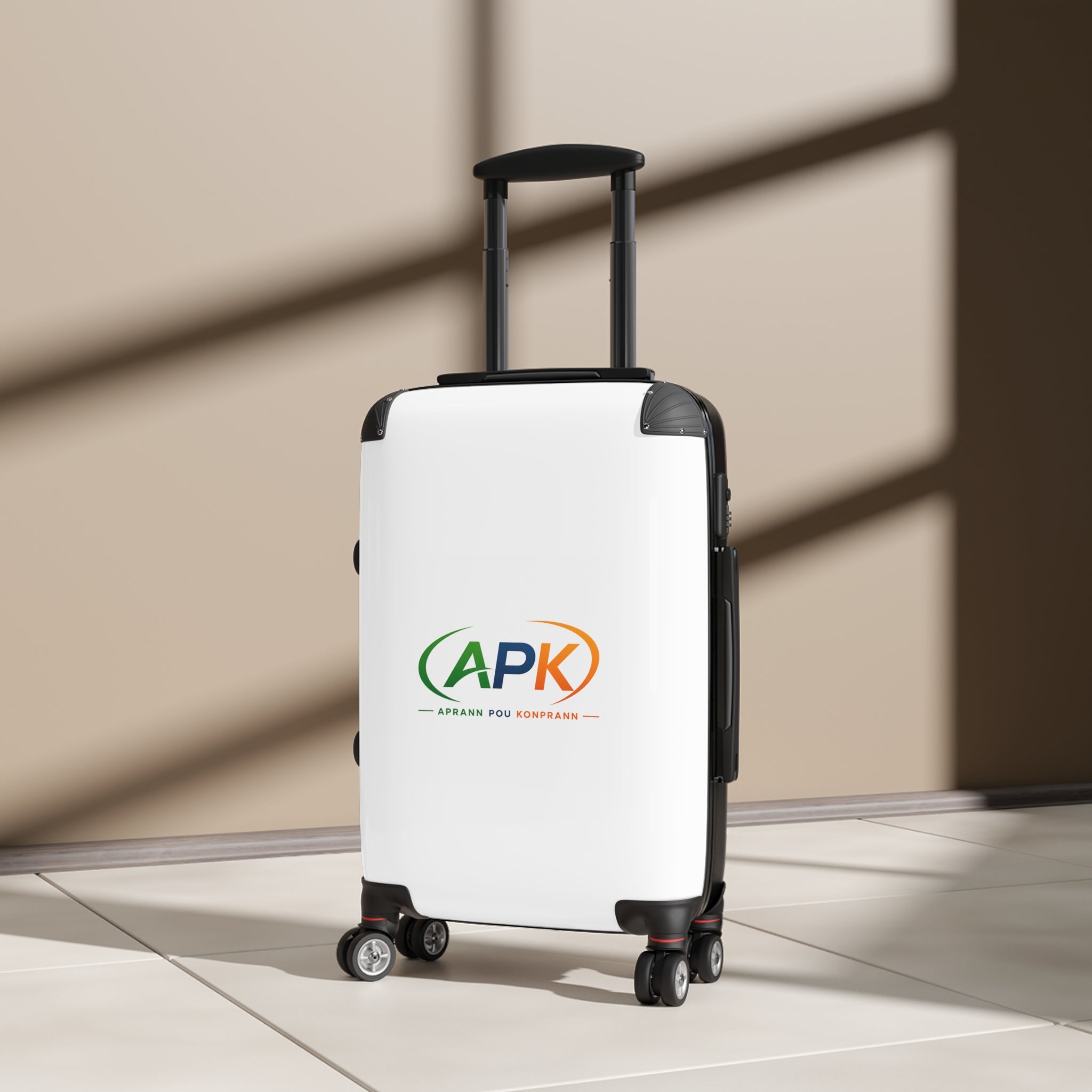 Carry-On Suitcase with Rustic Badge Logo