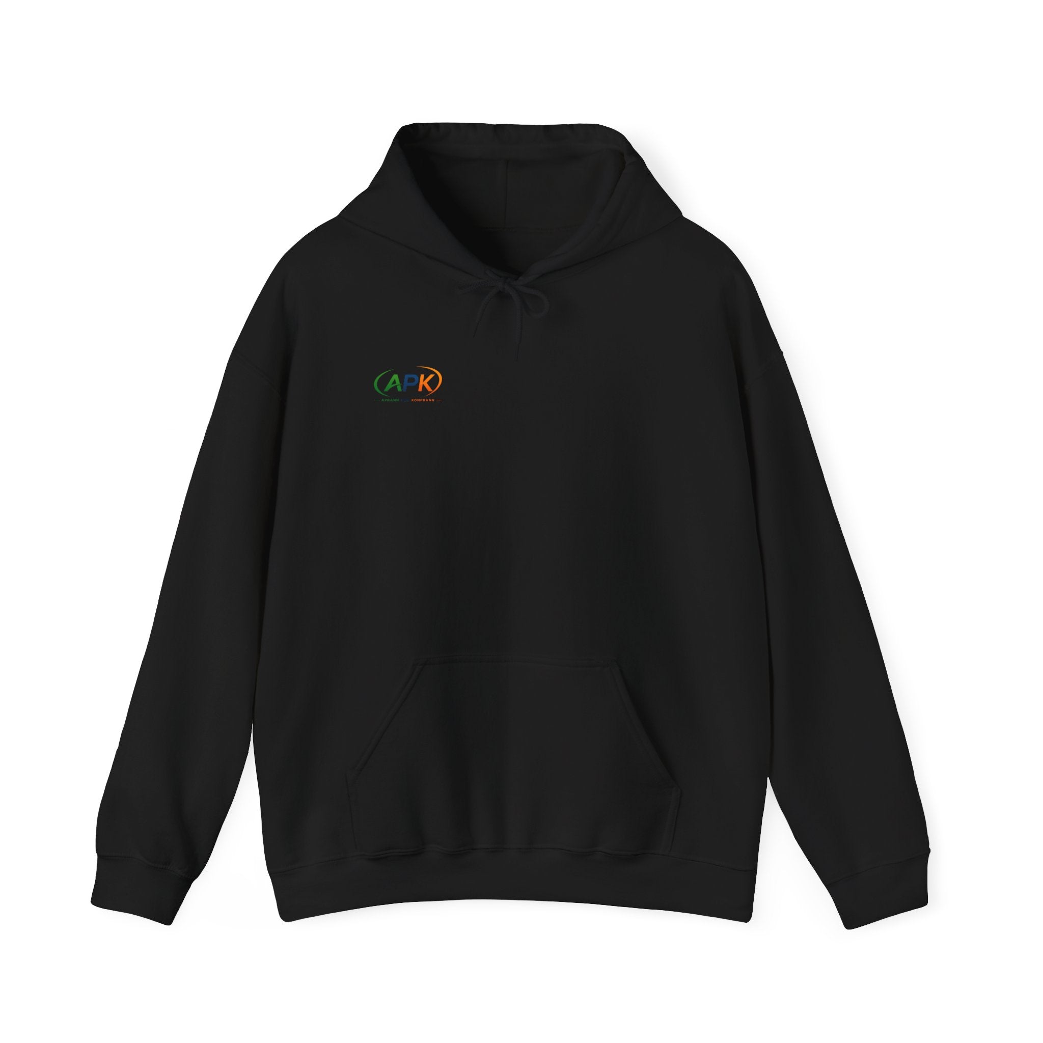 APIC Minimal Logo Hoodie — Subtle Rainbow Tech Sweatshirt