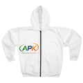 APK Logo Zip Hoodie — Branded Full‑Zip Hoodie with APK Graphic
