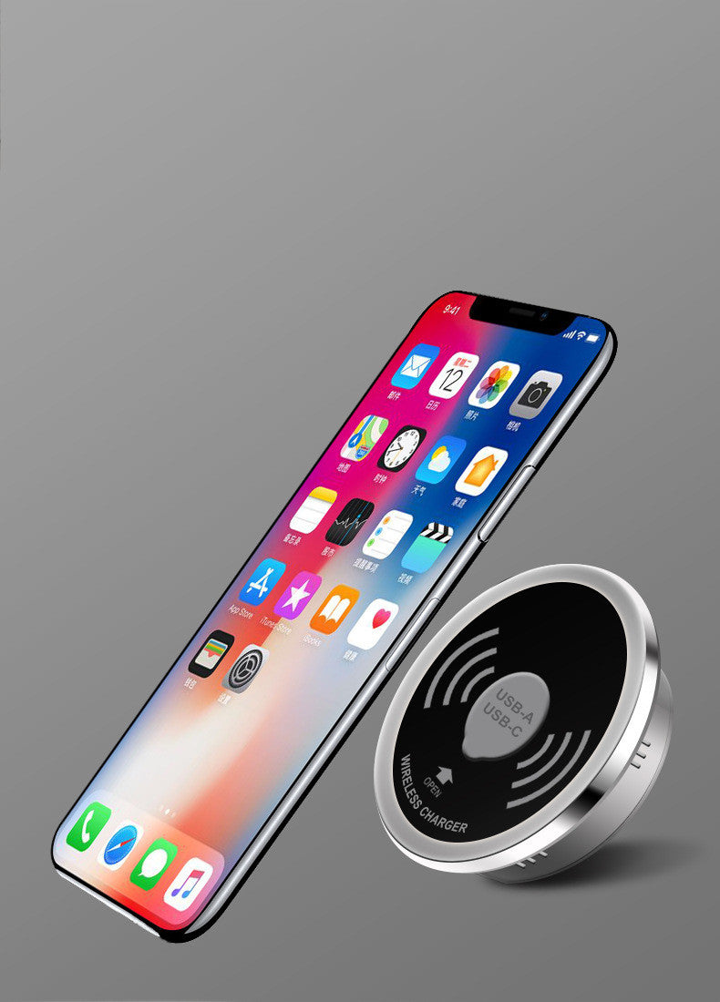 Desktop embedded wireless charger