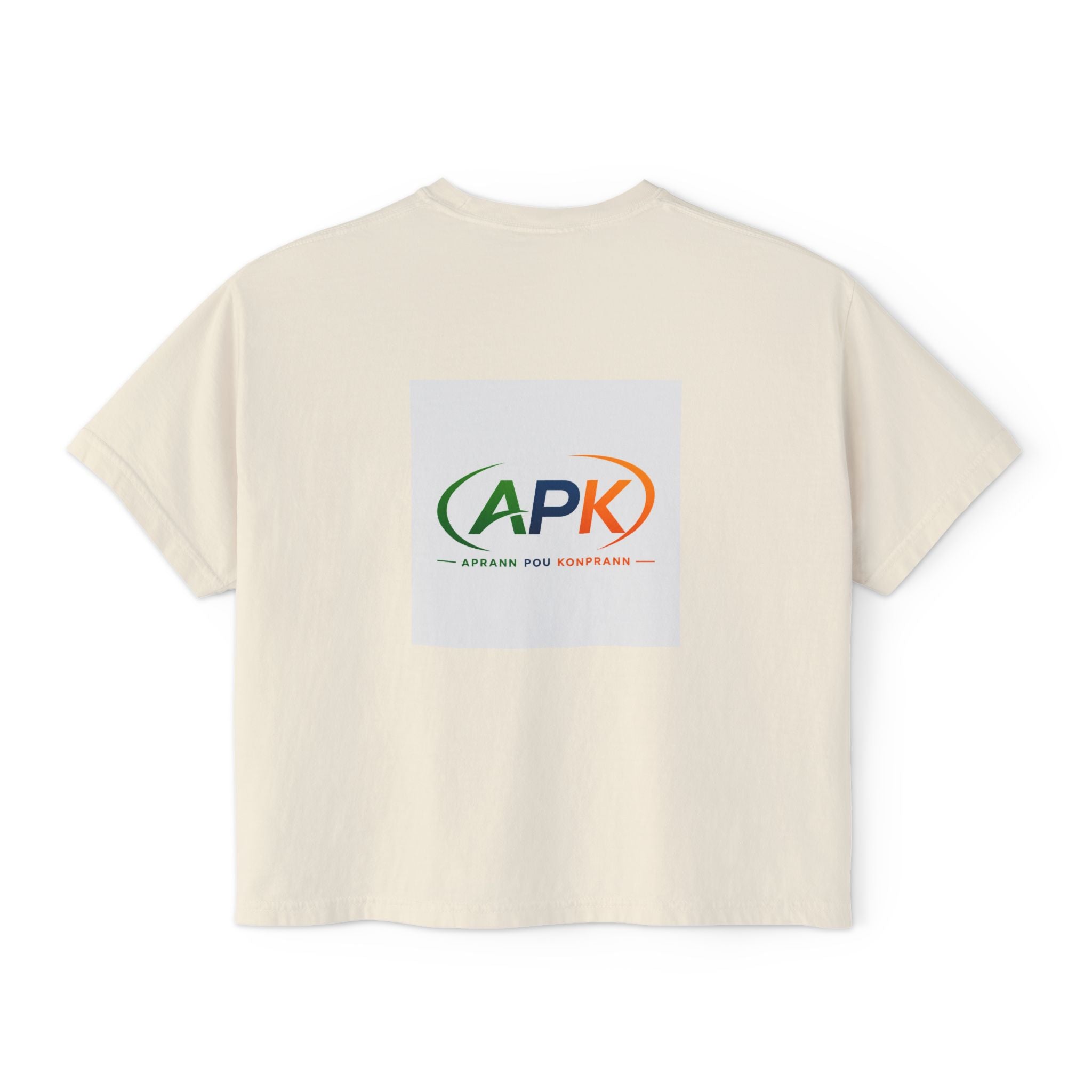 Boxy Tee — APK Logo Graphic Crop T-Shirt