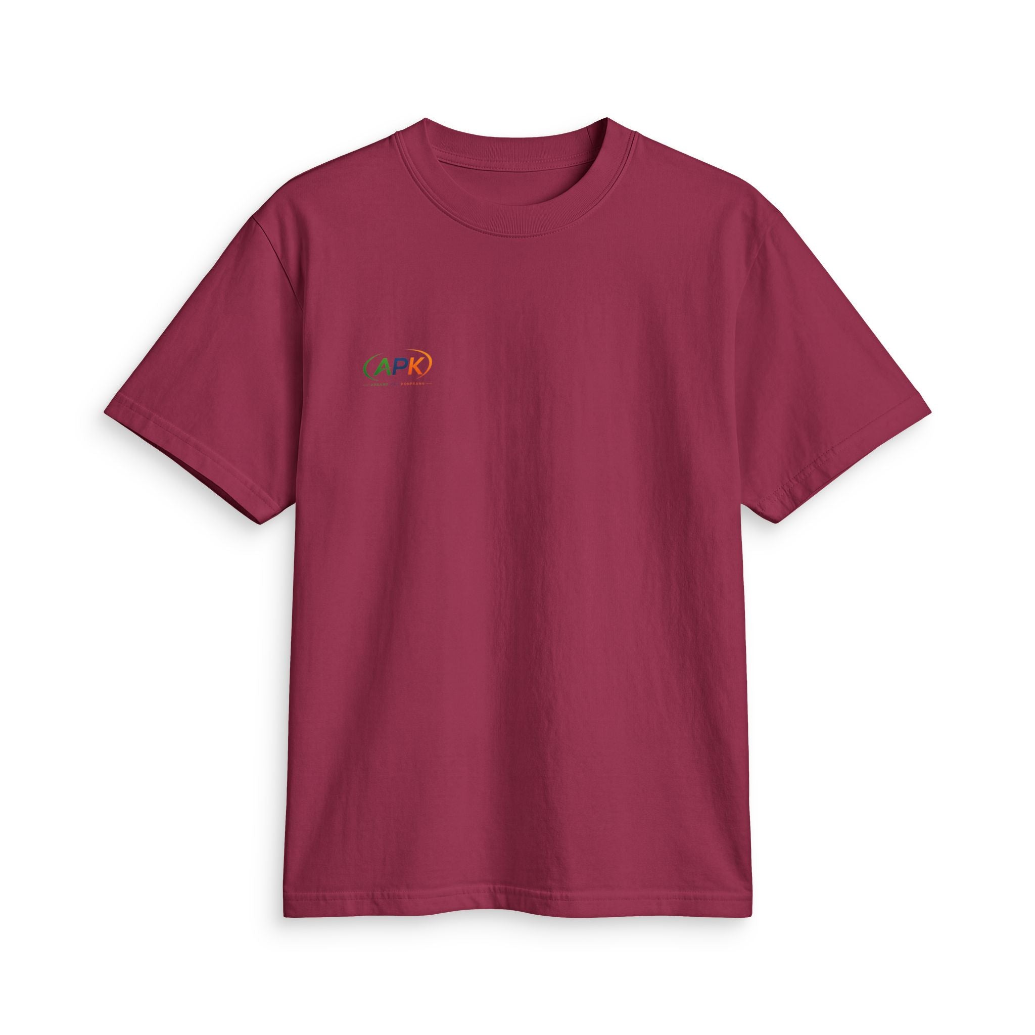 APK Minimal Logo T-Shirt — Small Rainbow Chest Print