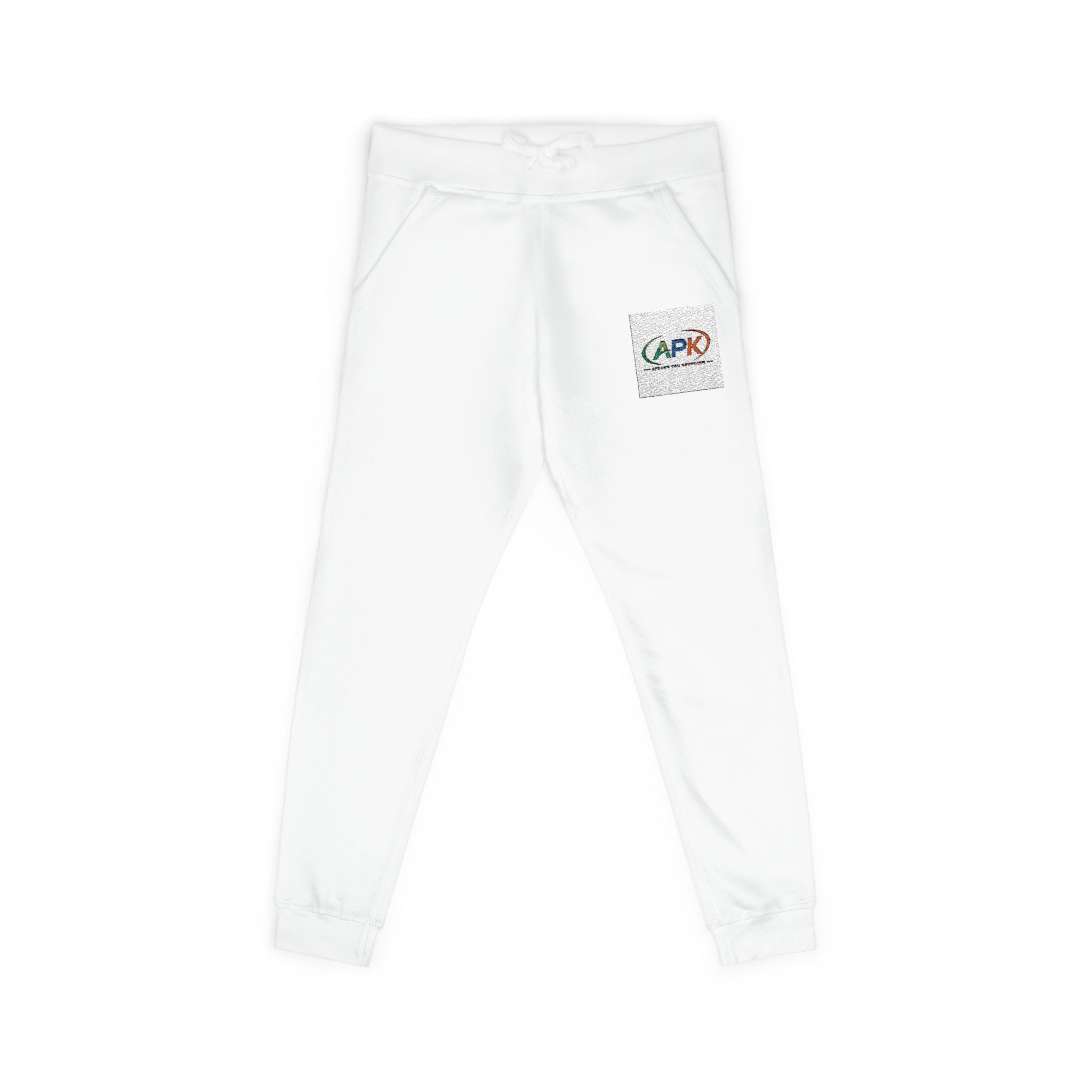 Embroidered Rainbow 'Love' Fleece Sweatpants