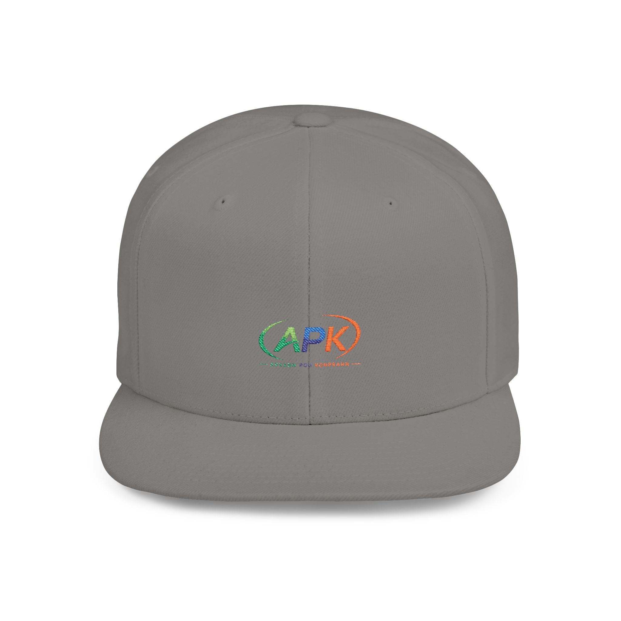 APK Gold Emblem Flat Bill Snapback Hat