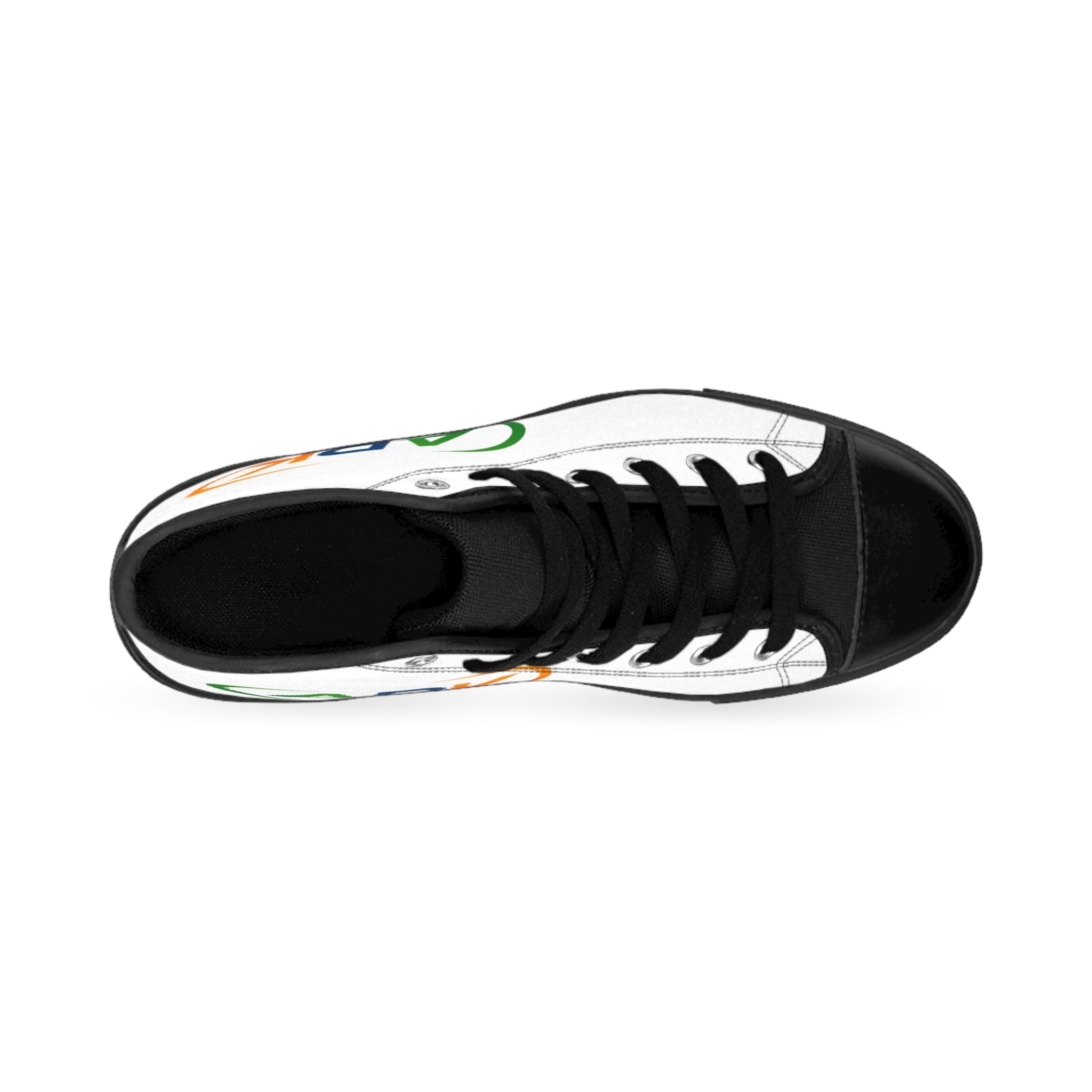 Classic High-Top Sneakers — Men’s Black & White Retro Canvas Shoes
