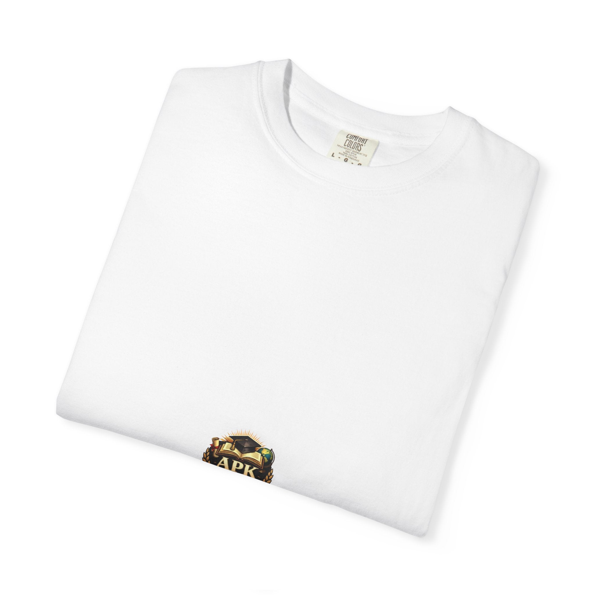 APK Vintage Crest T-Shirt — Small Retro Logo Tee