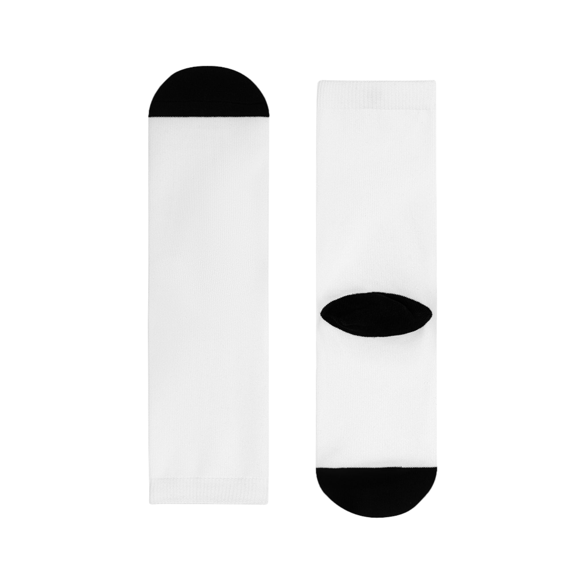 Crew Socks with Small Crest Sublimation Design