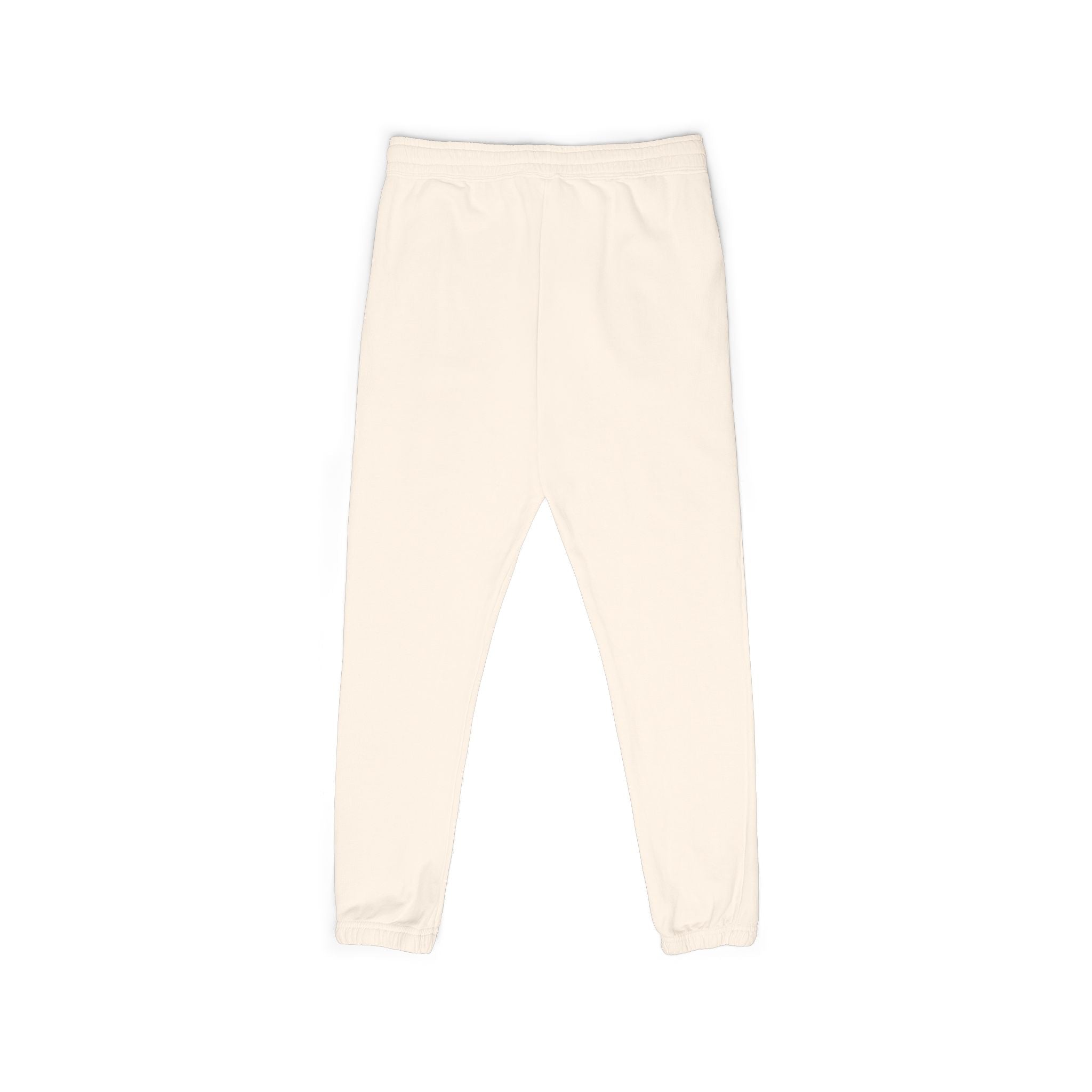 Patch Logo Sweatpants — Garment-Dyed Fleece Joggers