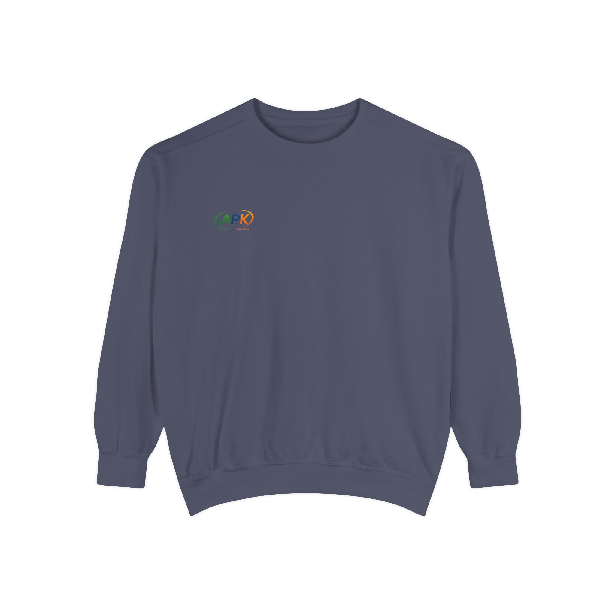 Minimalist 'CAPO' Logo Sweatshirt — Small Rainbow Embroidered Crewneck