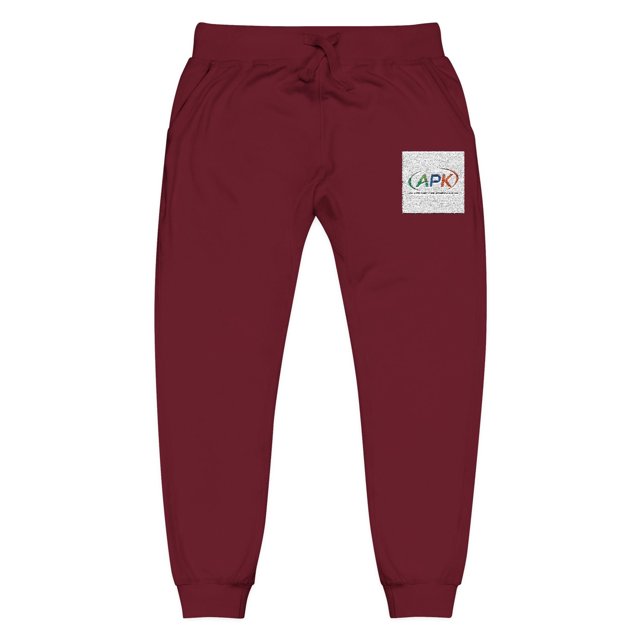 Embroidered Rainbow 'Love' Fleece Sweatpants