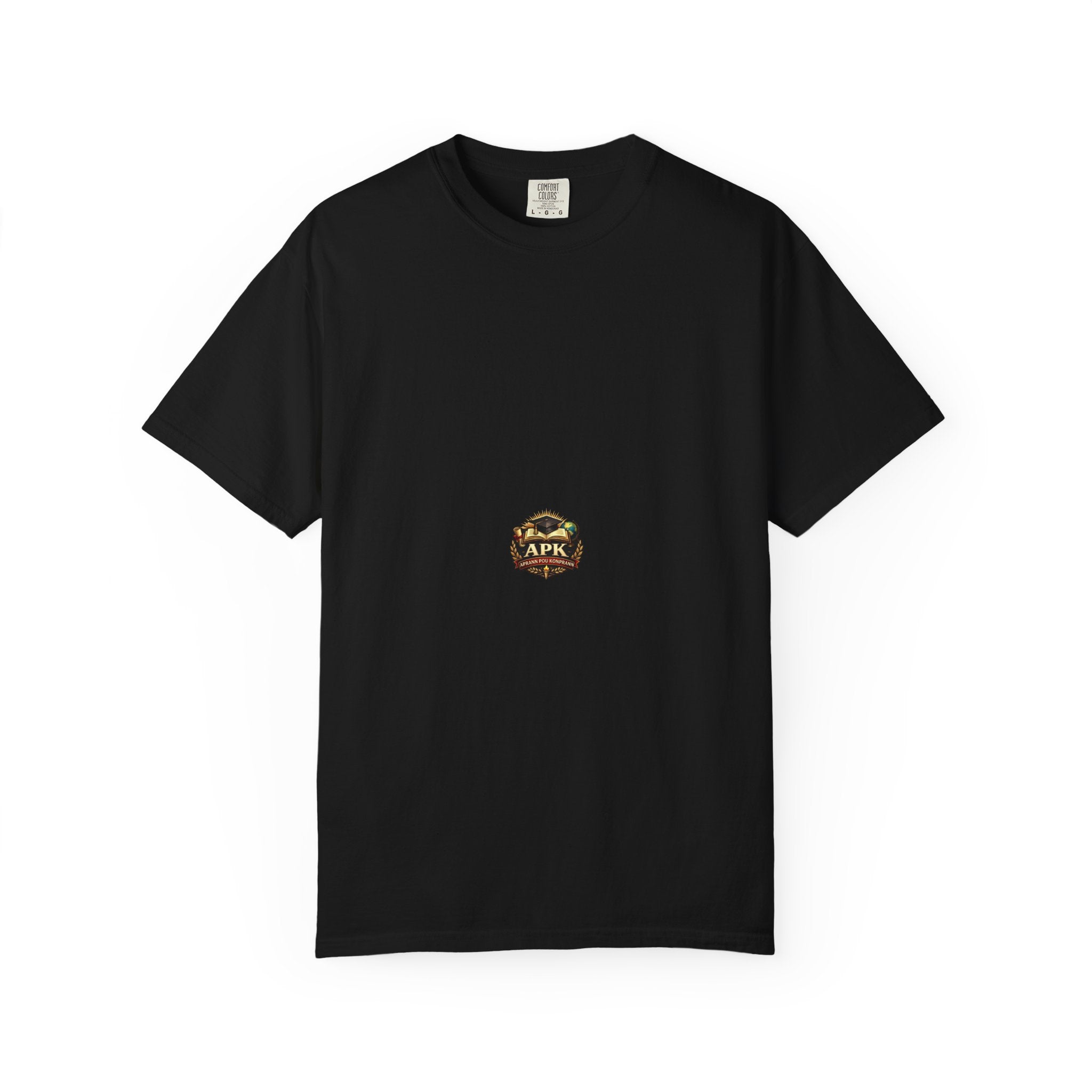APK Vintage Crest T-Shirt — Small Retro Logo Tee