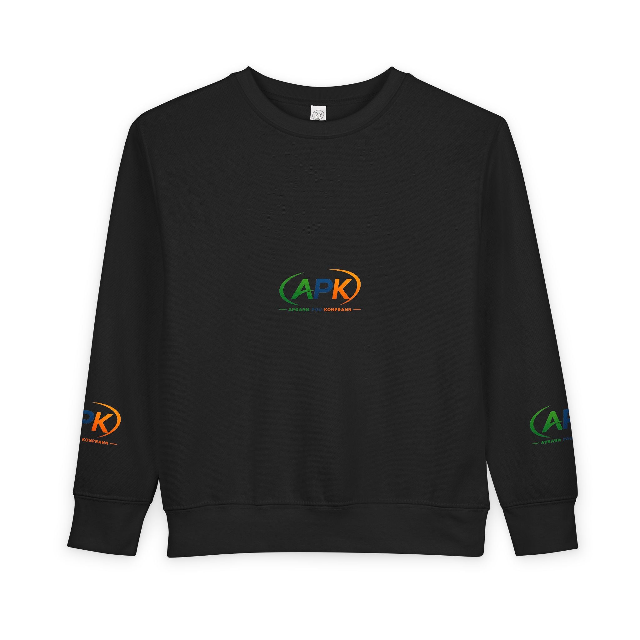 Toddler Sweatshirt — APK Logo Kids Crewneck Sweatshirt