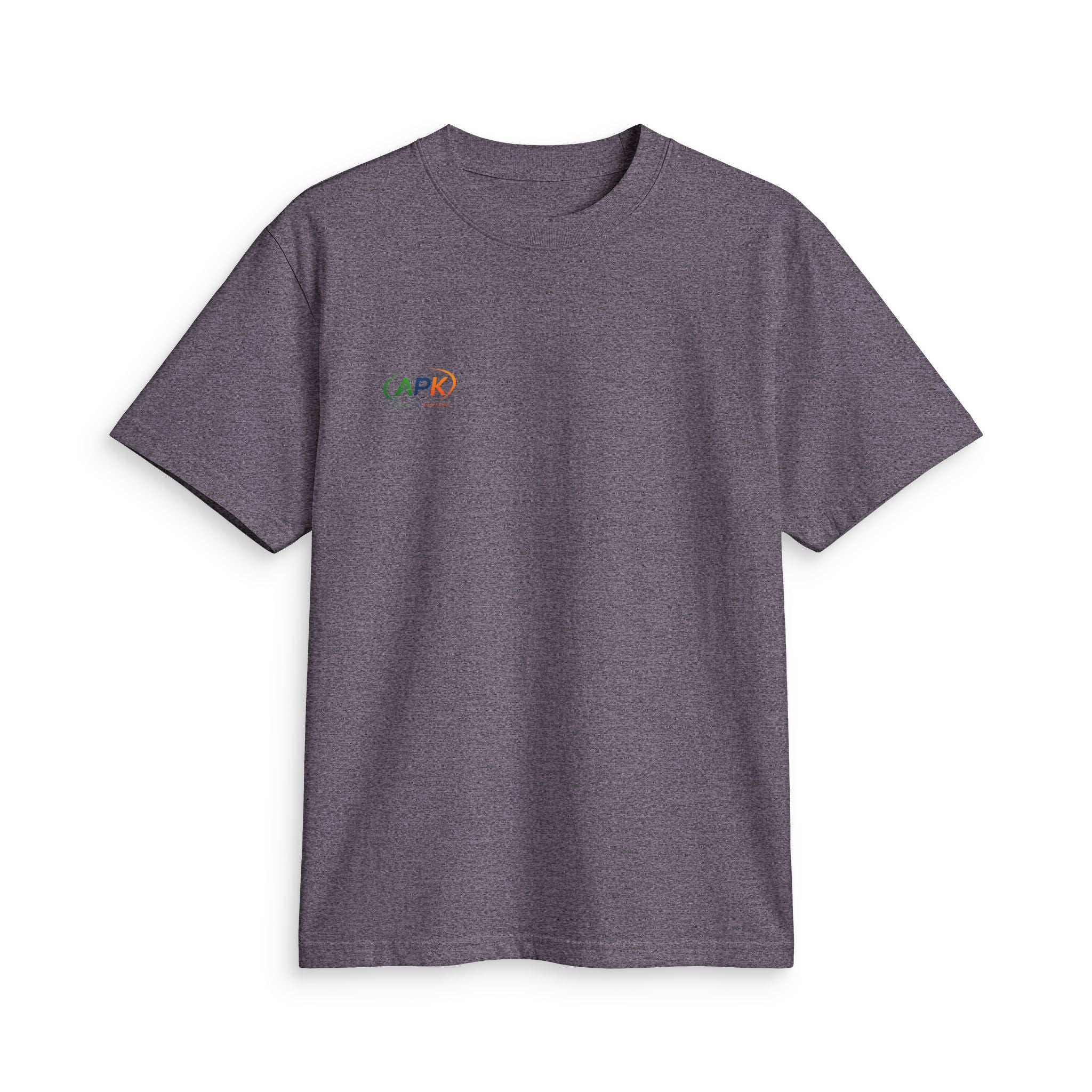 APK Minimal Logo T-Shirt — Small Rainbow Chest Print