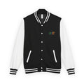 Retro Varsity Letterman Jacket — Red & White Classic College Style