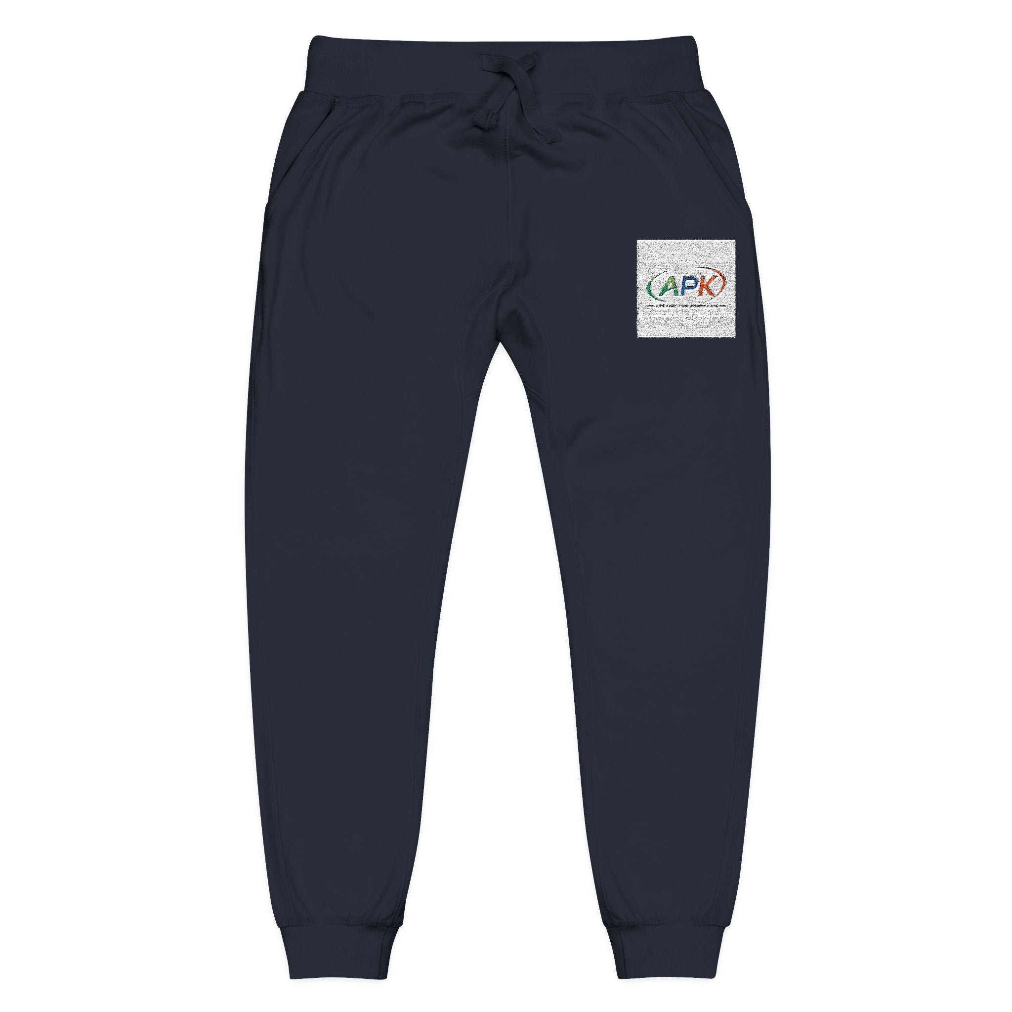 Embroidered Rainbow 'Love' Fleece Sweatpants
