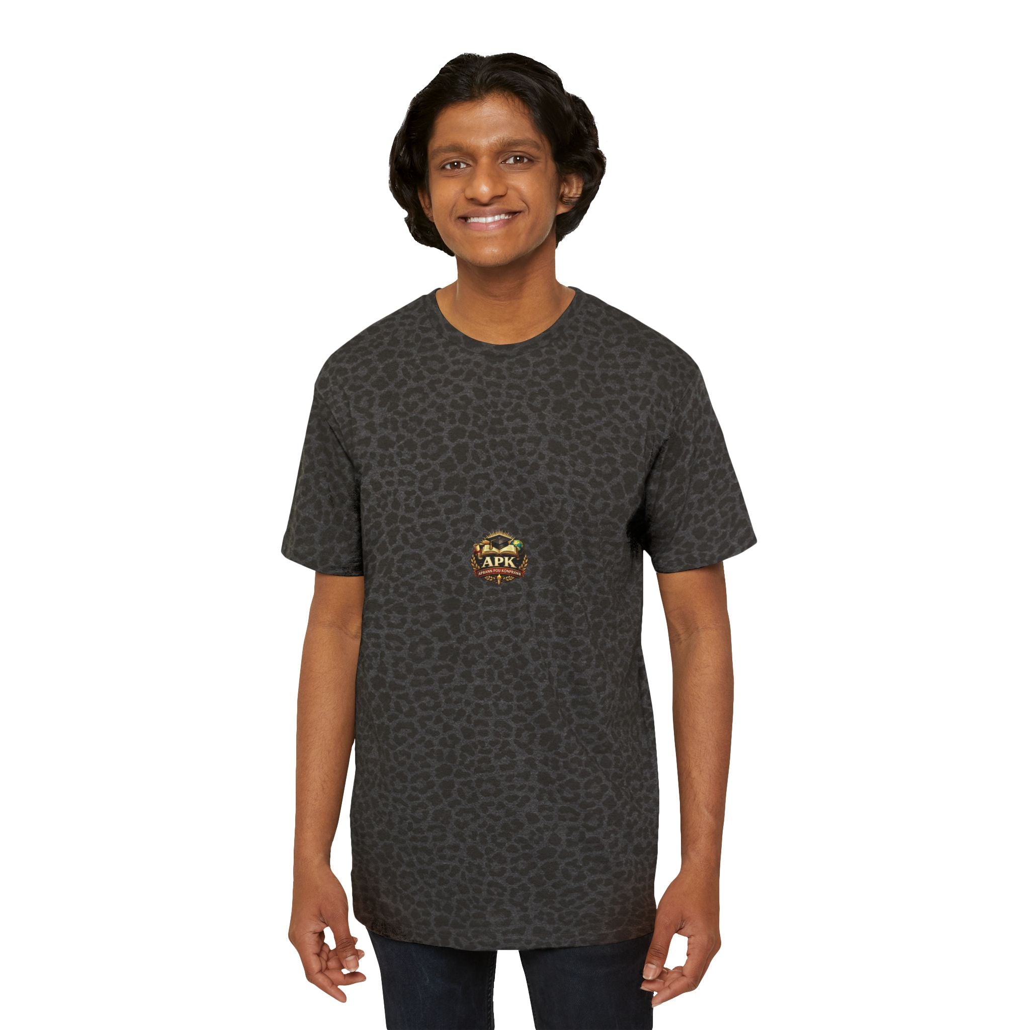 Vintage Lion Crest Tee — Small Front Logo Men's T-Shirt