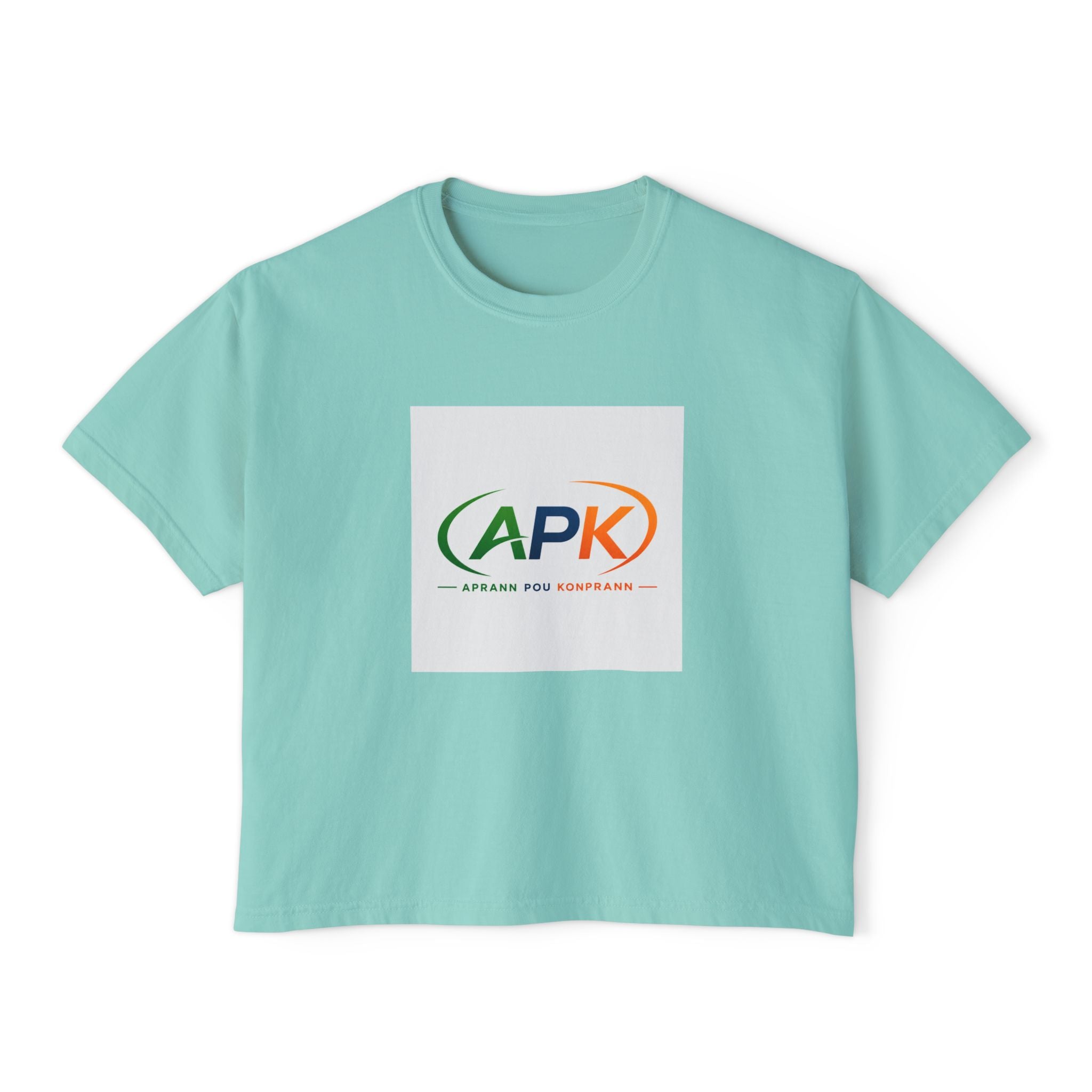 Boxy Tee — APK Logo Graphic Crop T-Shirt