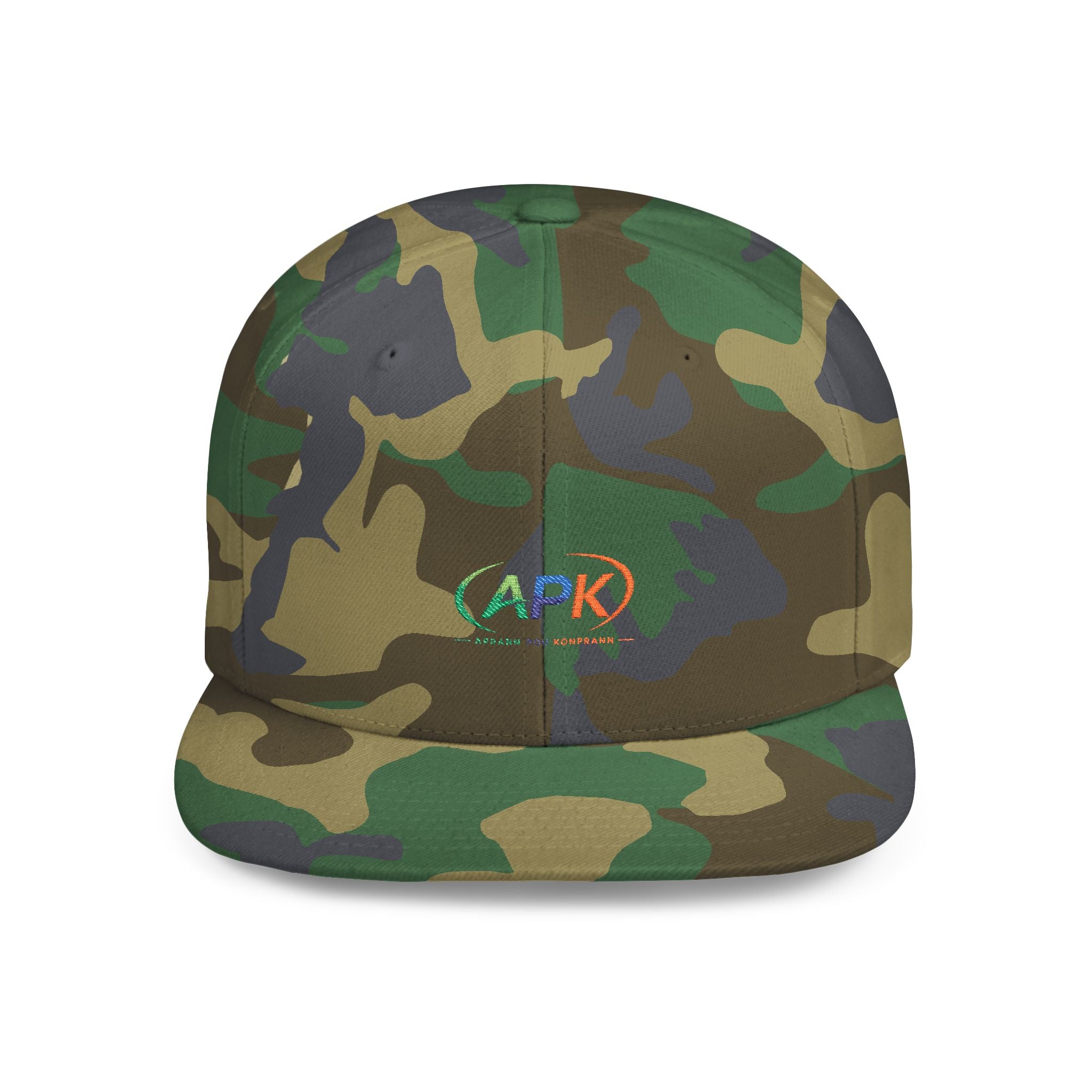 APK Gold Emblem Flat Bill Snapback Hat