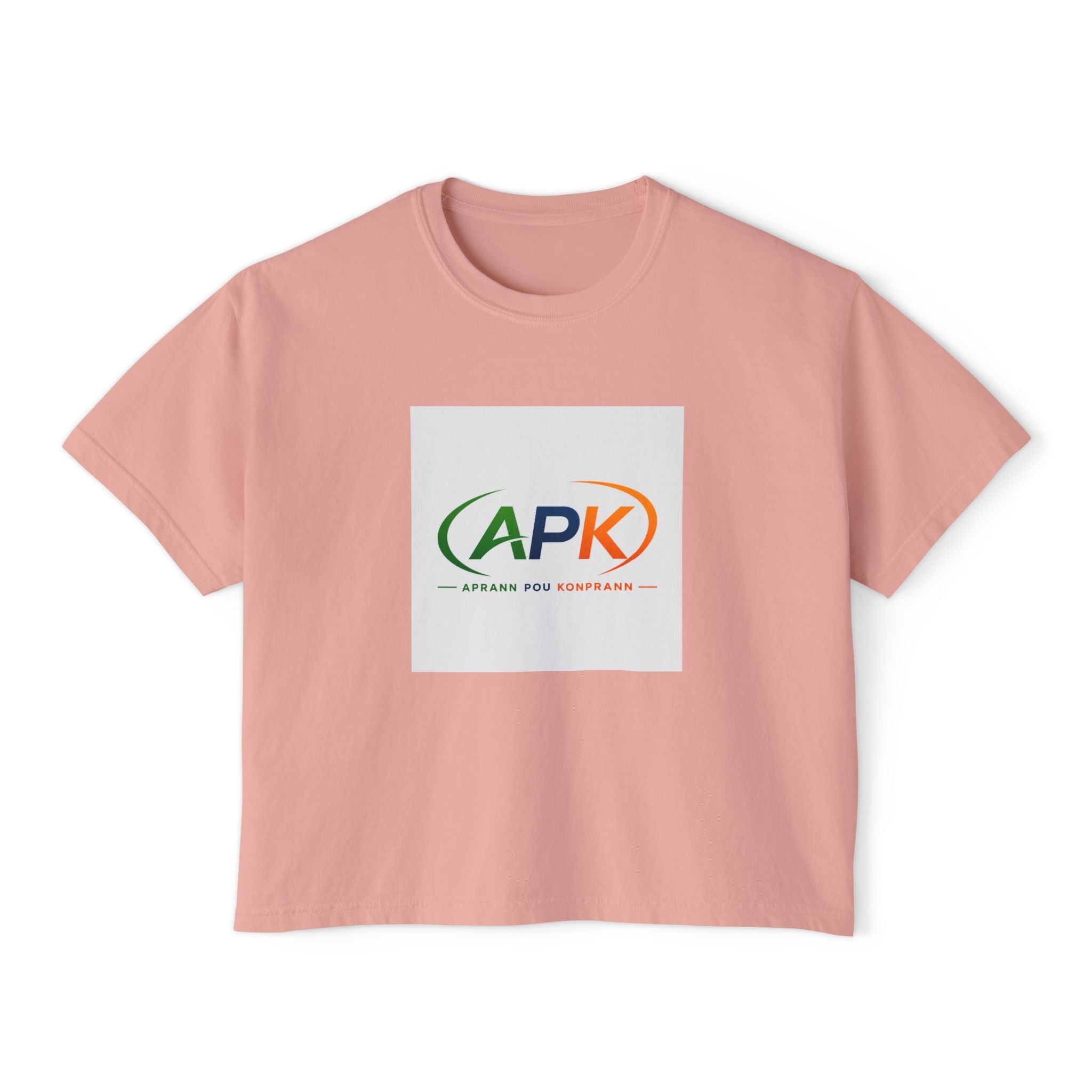 Boxy Tee — APK Logo Graphic Crop T-Shirt