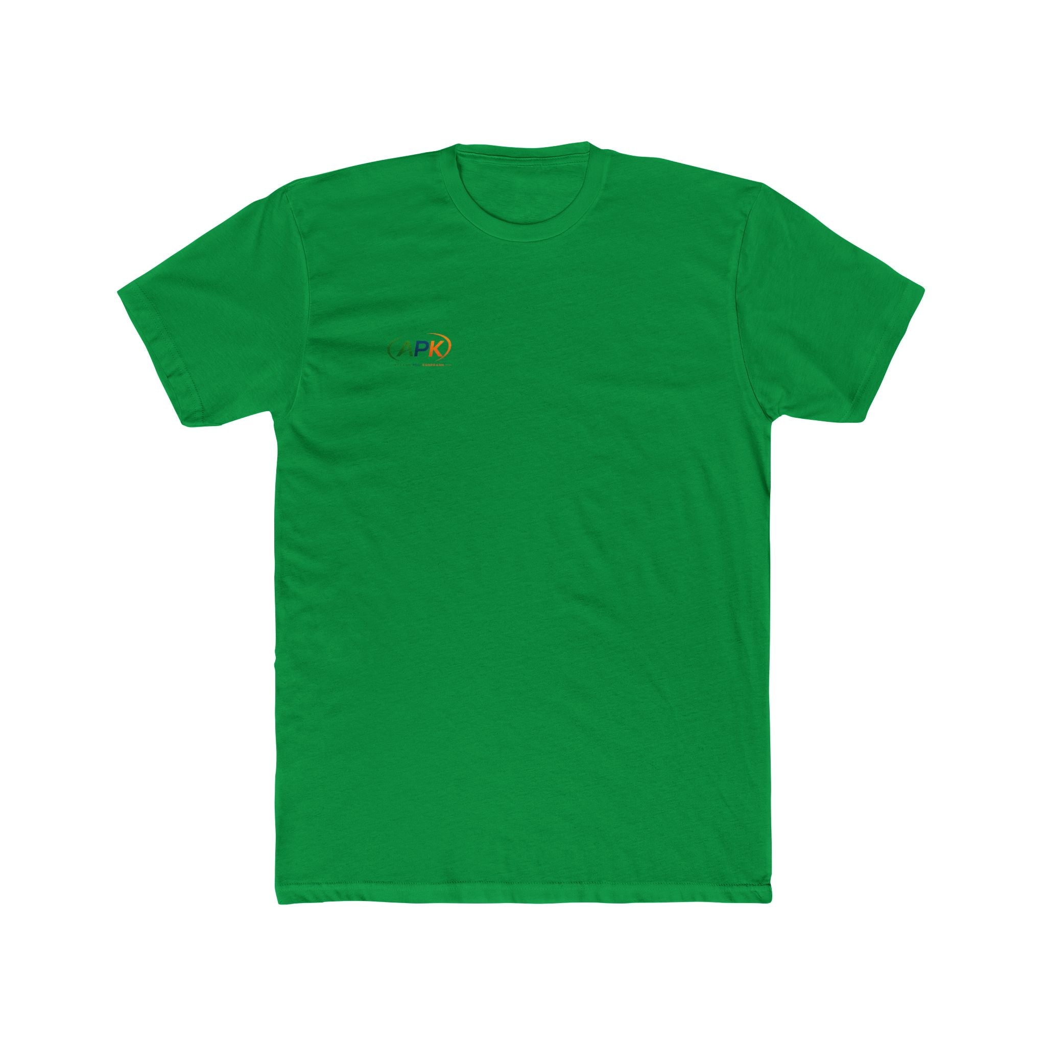APK Minimal Logo Tee — Small Chest Graphic Cotton T‑Shirt