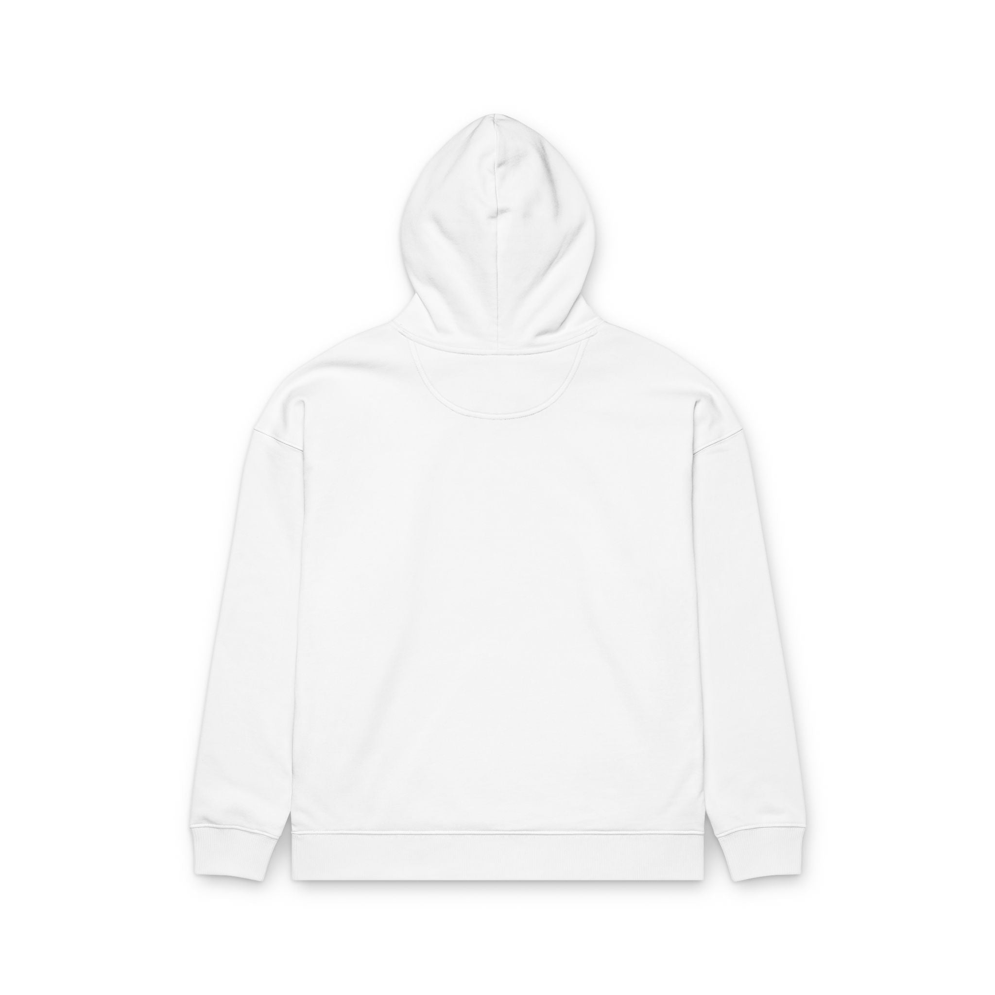 Minimalist 'AFK' Relaxed Organic Hoodie — Small Chest Logo, Eco Cotton