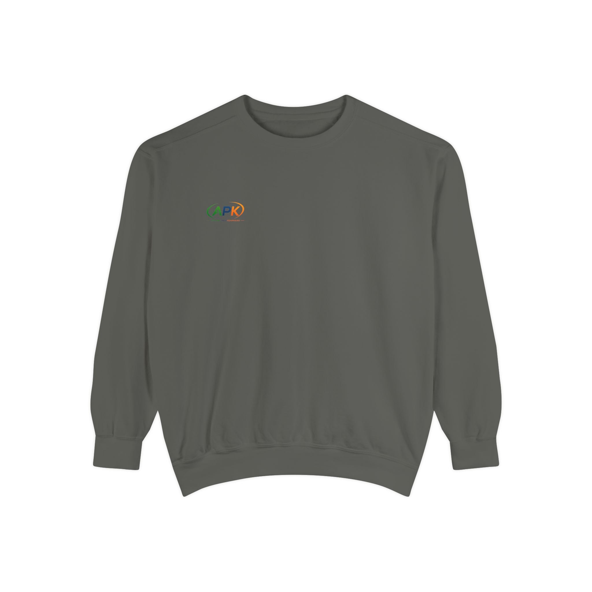 Minimalist 'CAPO' Logo Sweatshirt — Small Rainbow Embroidered Crewneck