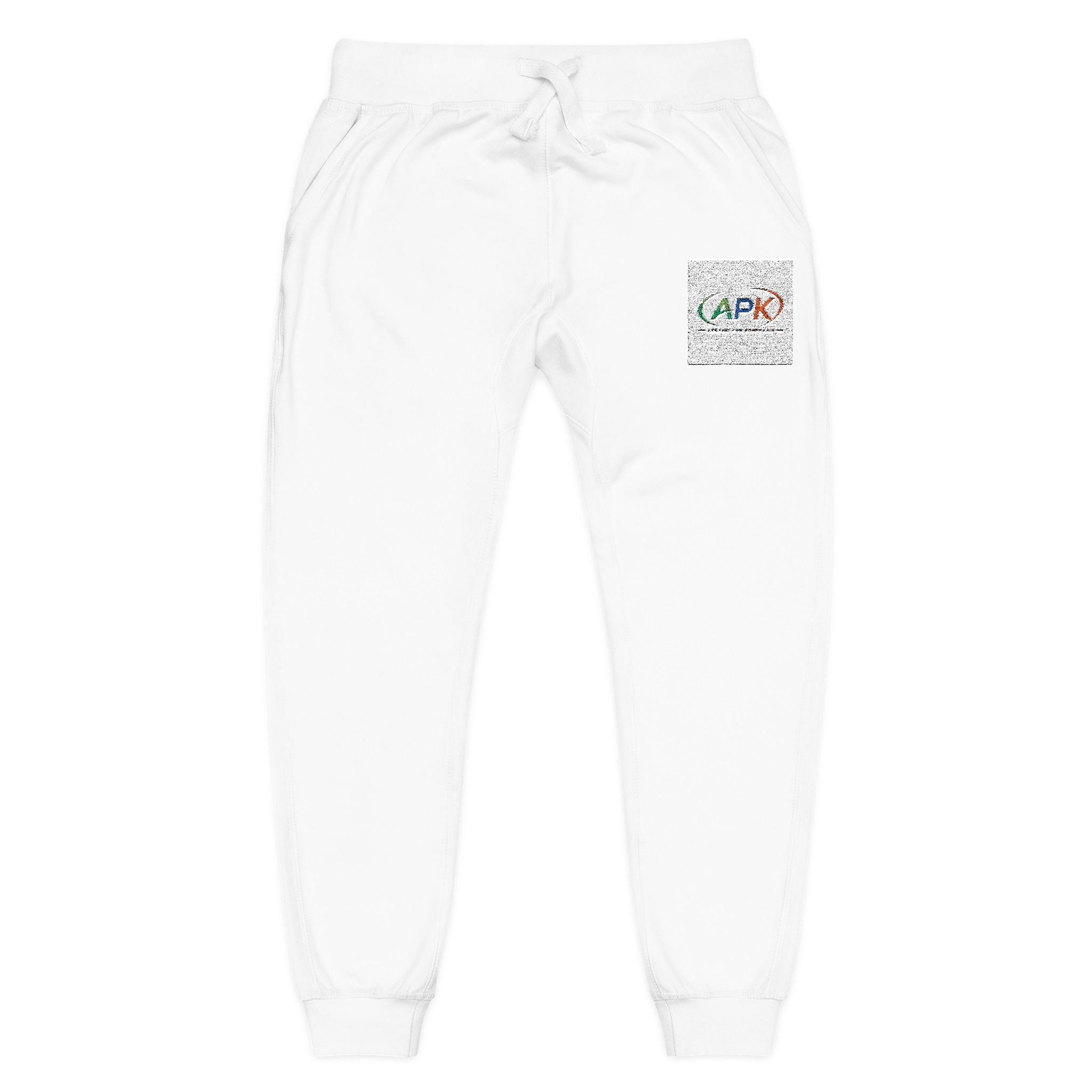 Embroidered Rainbow 'Love' Fleece Sweatpants