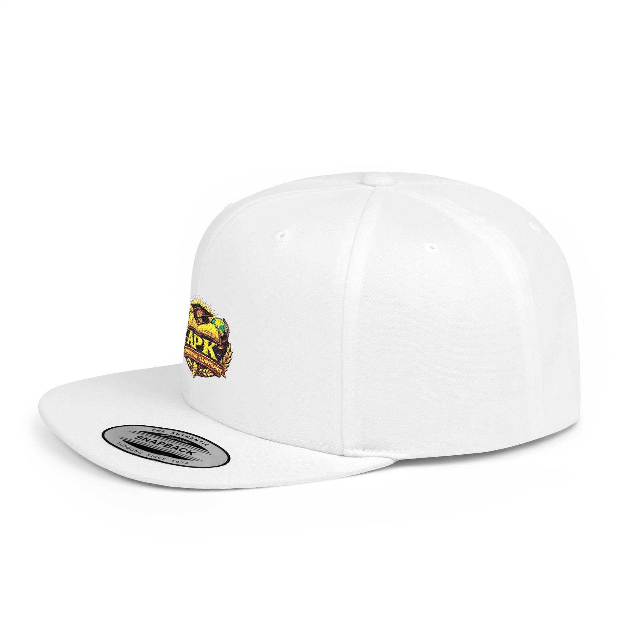 APK Gold Emblem Flat Bill Snapback Hat