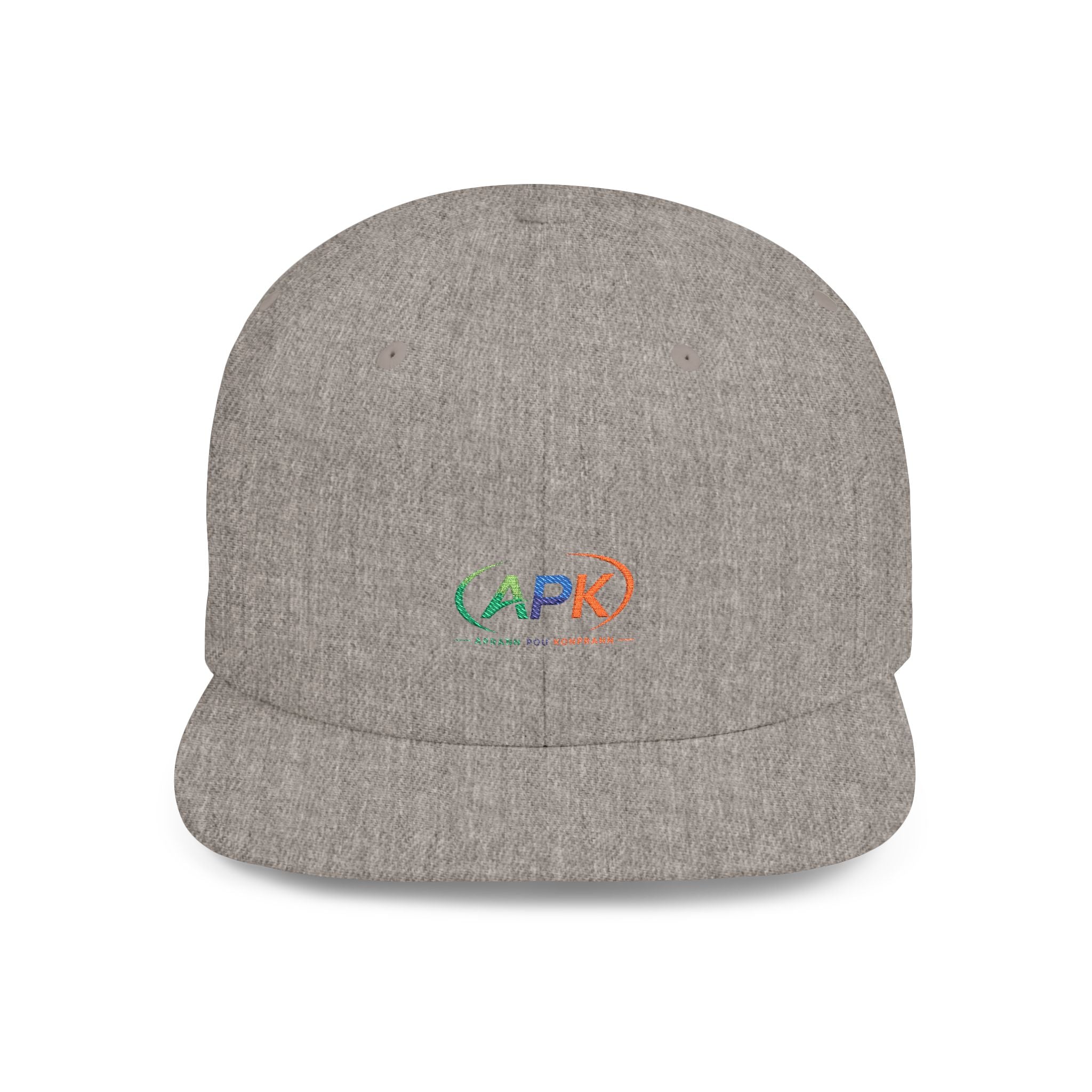 APK Gold Emblem Flat Bill Snapback Hat