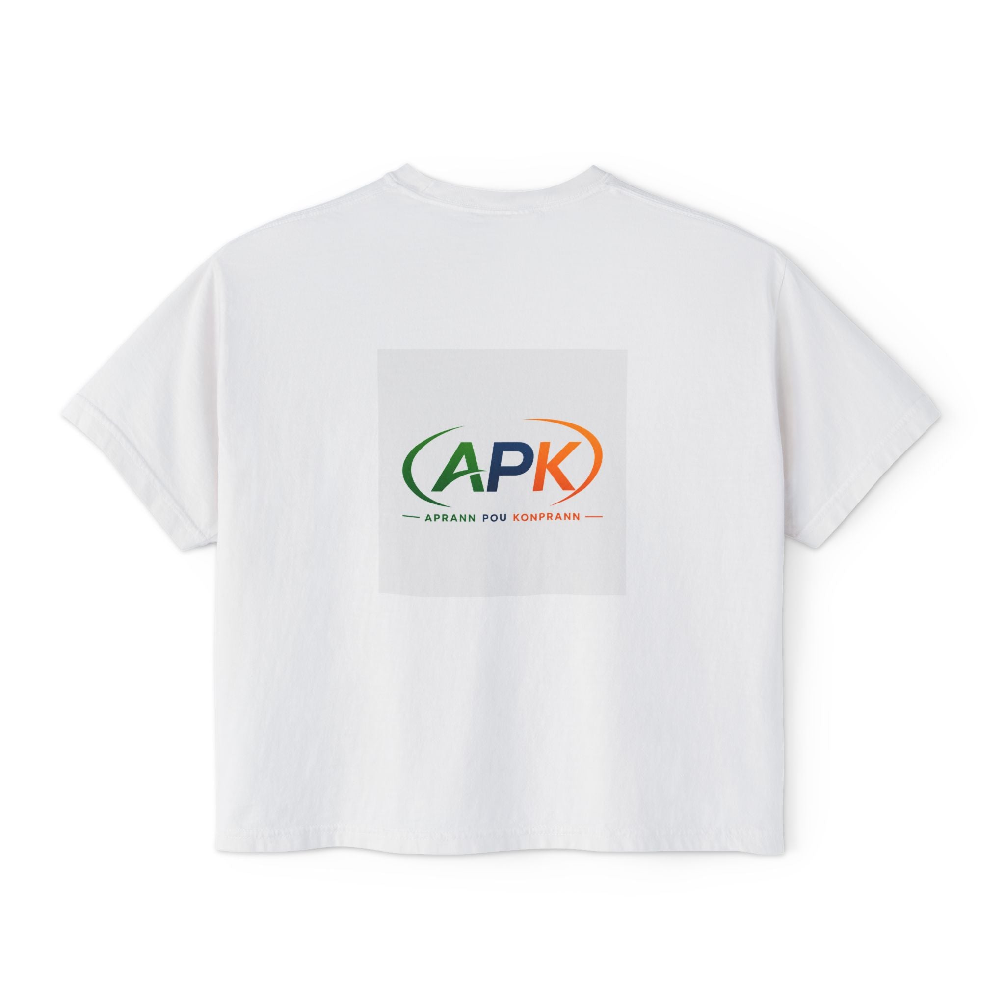Boxy Tee — APK Logo Graphic Crop T-Shirt