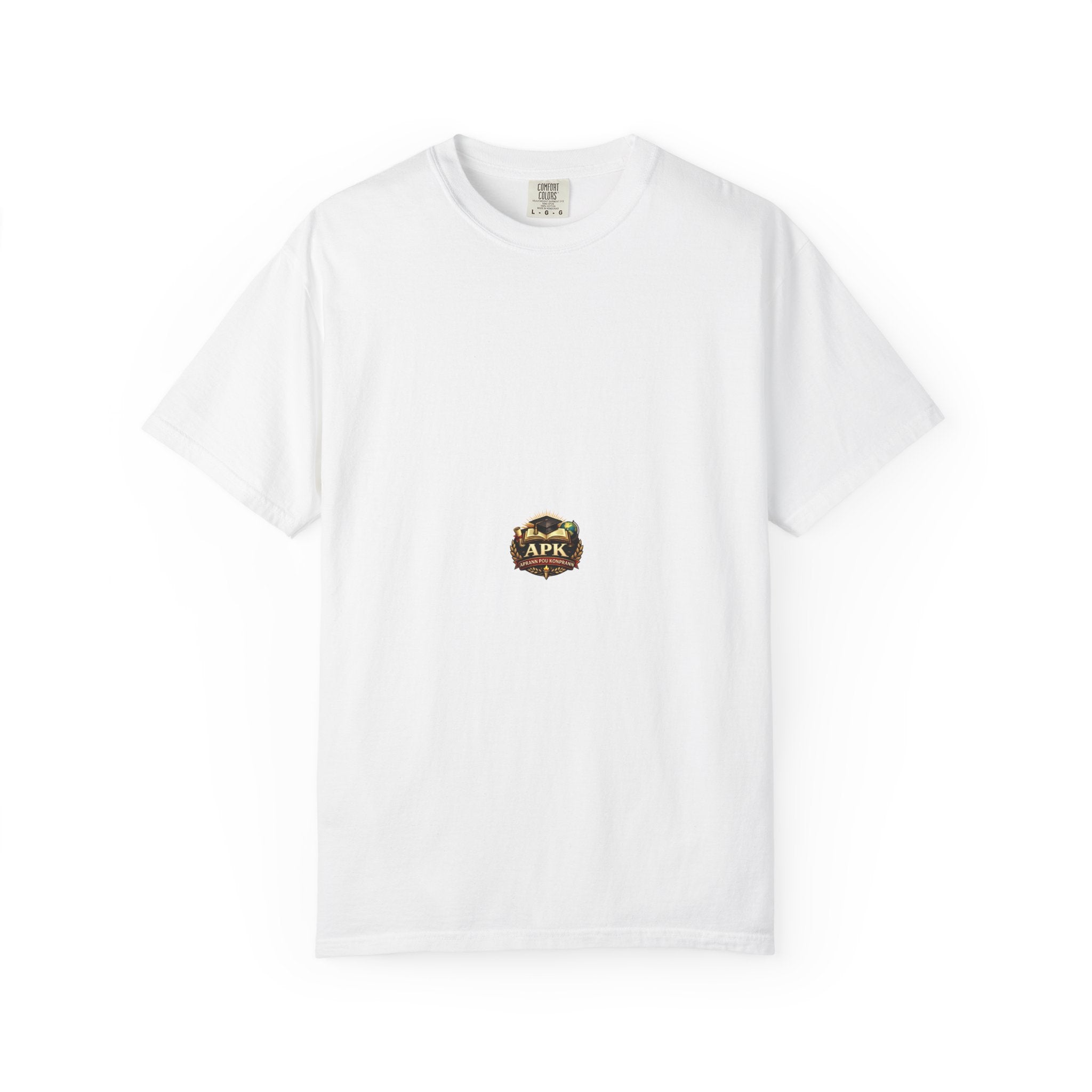 APK Vintage Crest T-Shirt — Small Retro Logo Tee