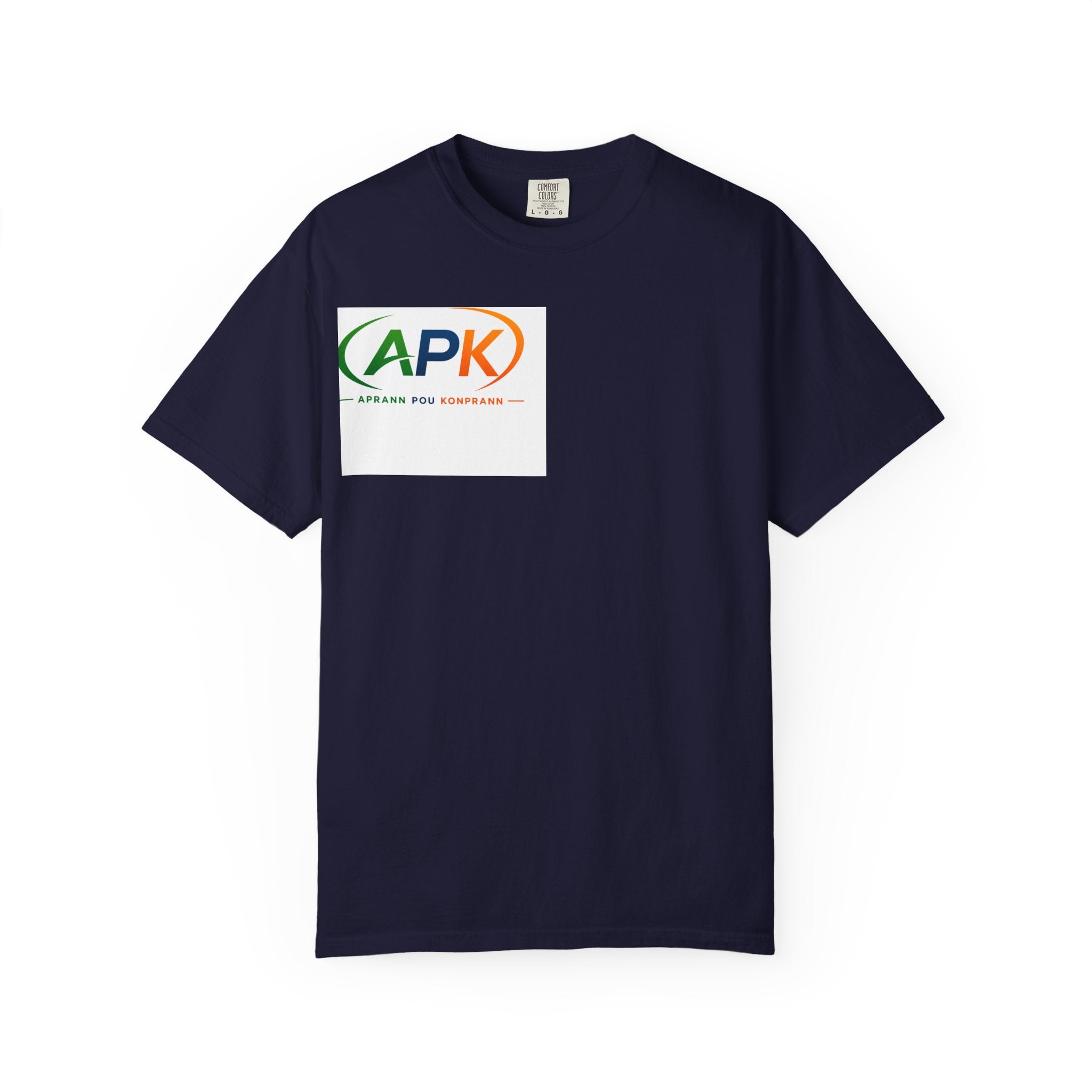 APK Vintage Crest T-Shirt — Small Retro Logo Tee